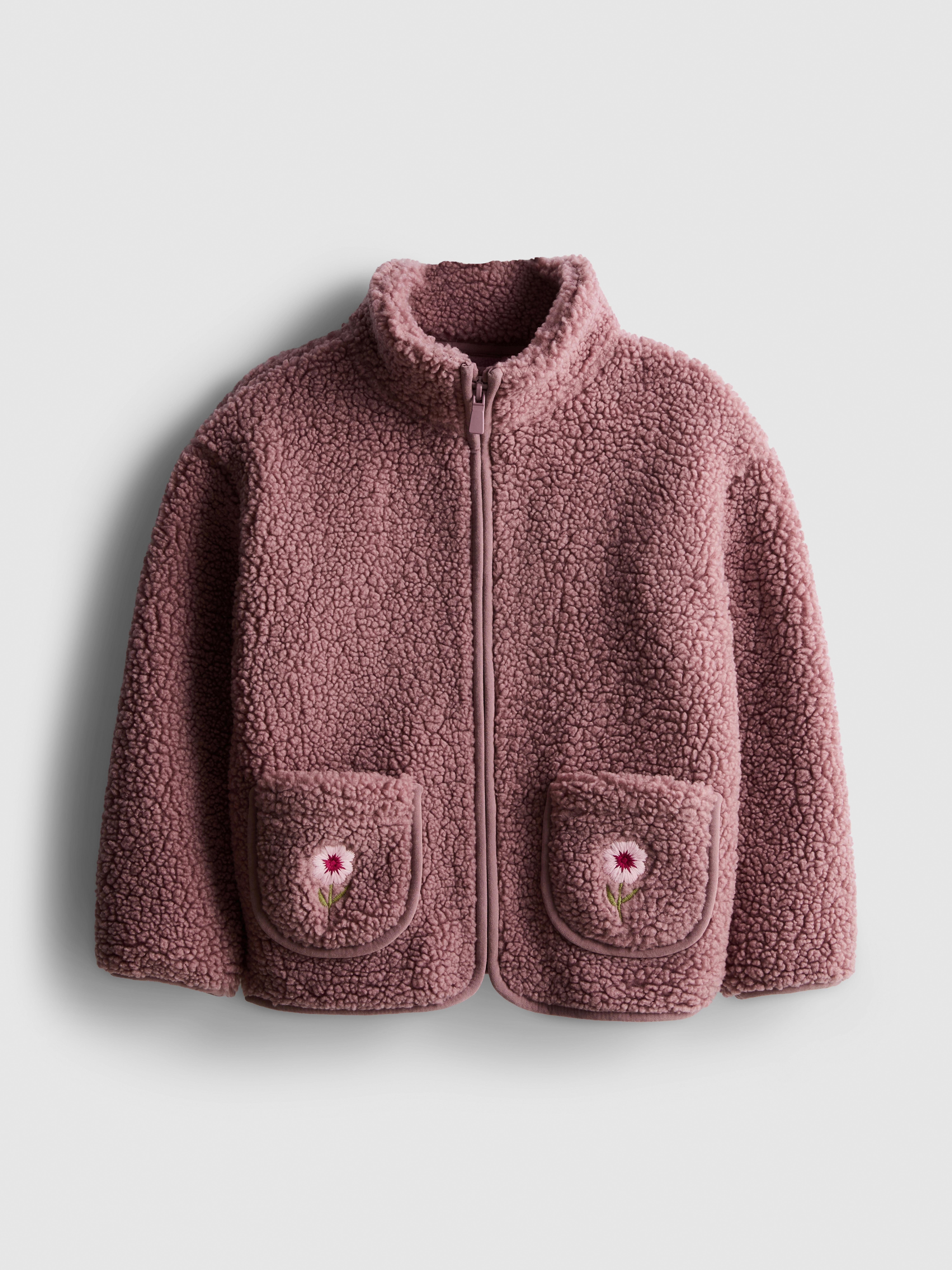 1-9yrs | Funnel Neck Zip-Up Fleece Jacket