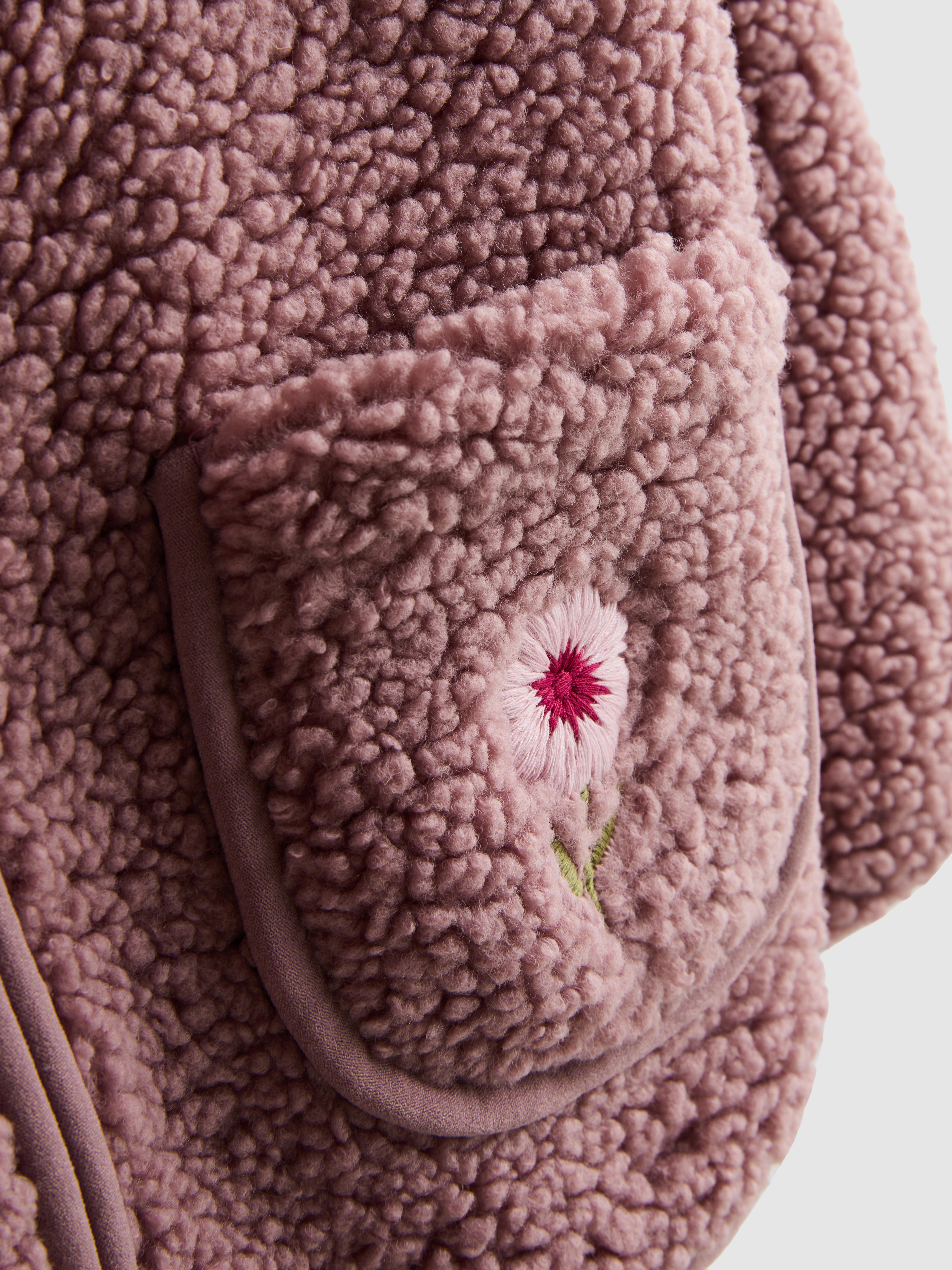 1-9yrs | Funnel Neck Zip-Up Fleece Jacket