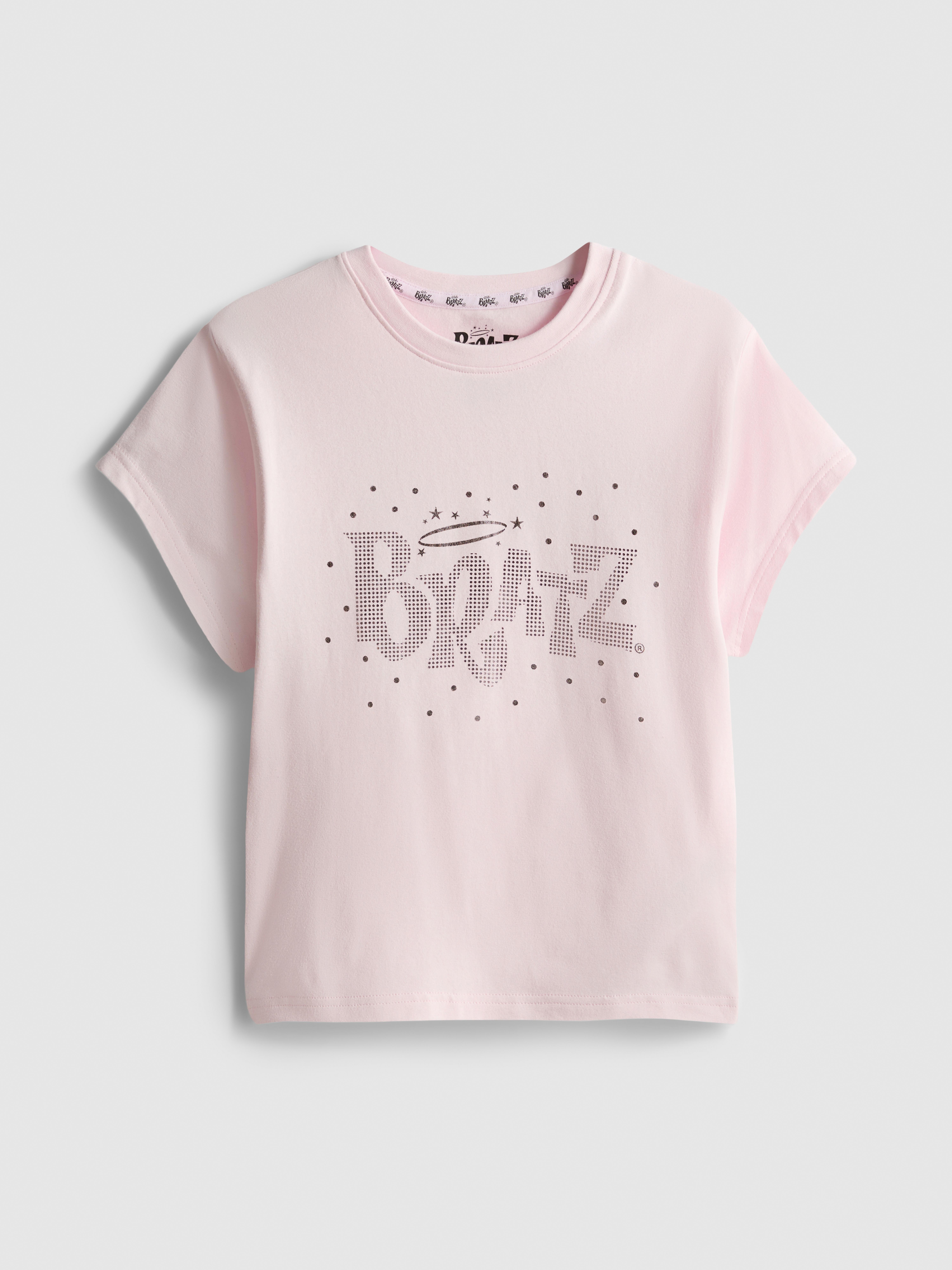 T-shirt court en coton majoritaire à motif Bratz