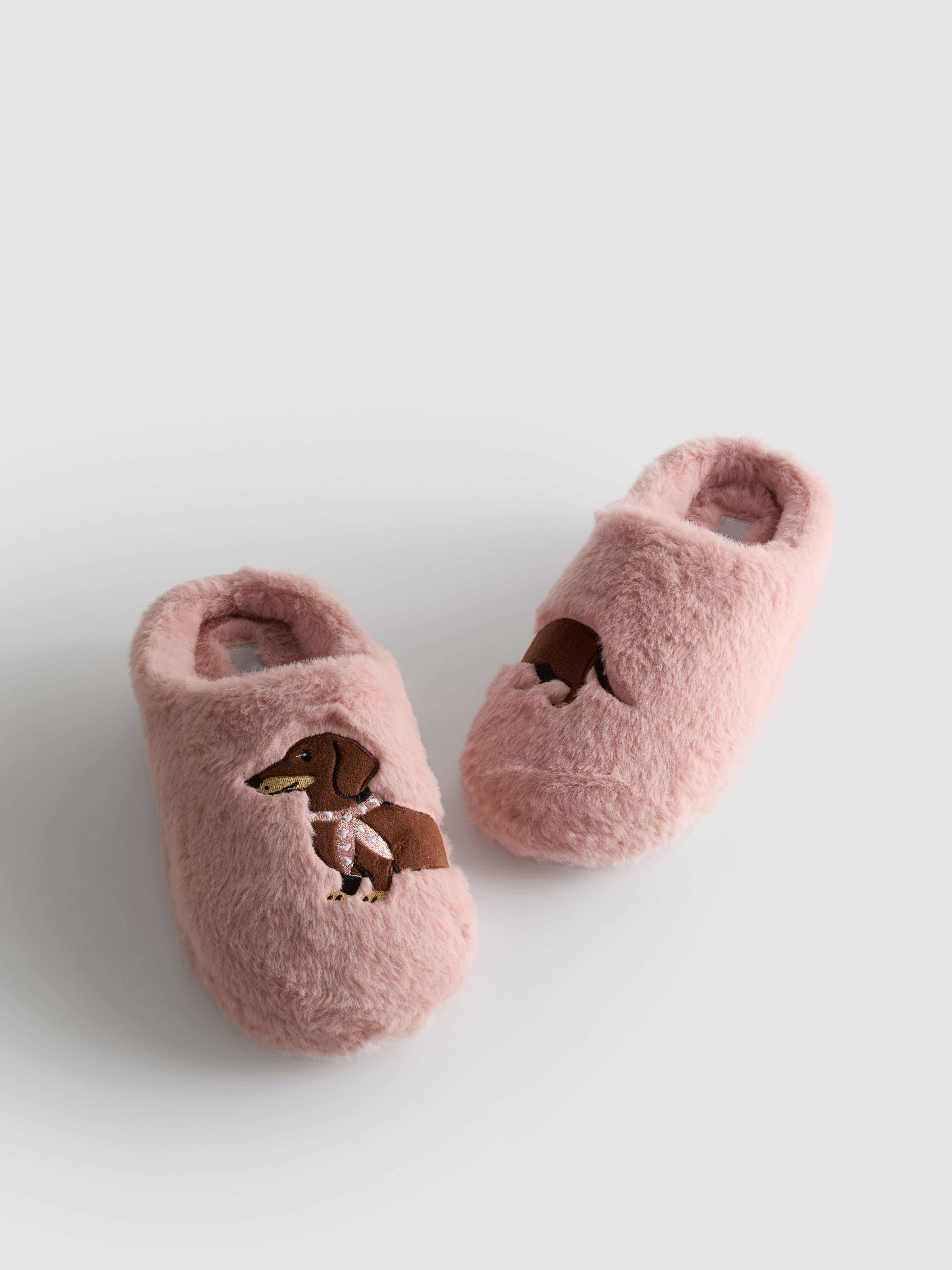 Slip On Dog Mule Slippers