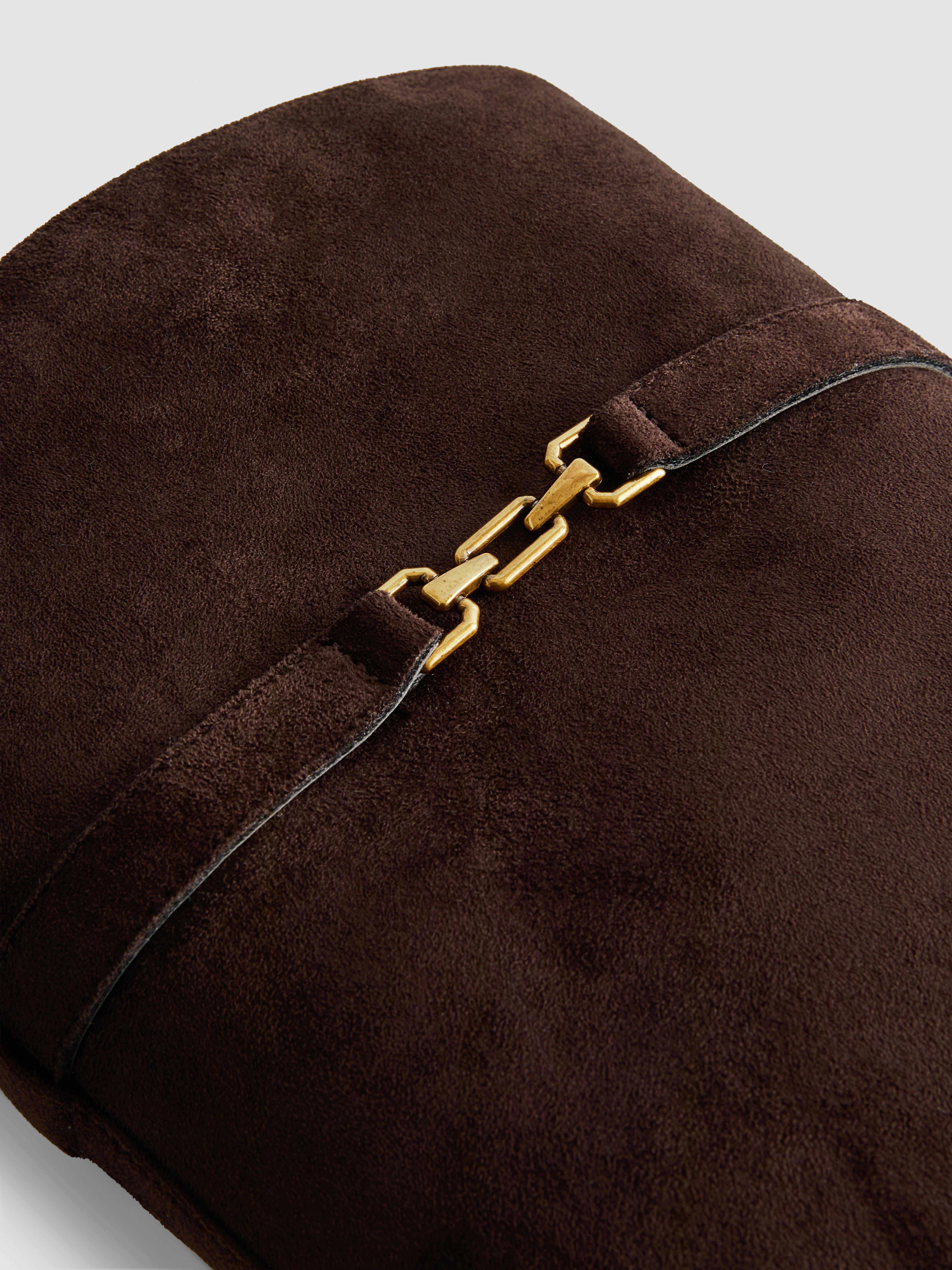Faux Suede Knee-High Riding Boots