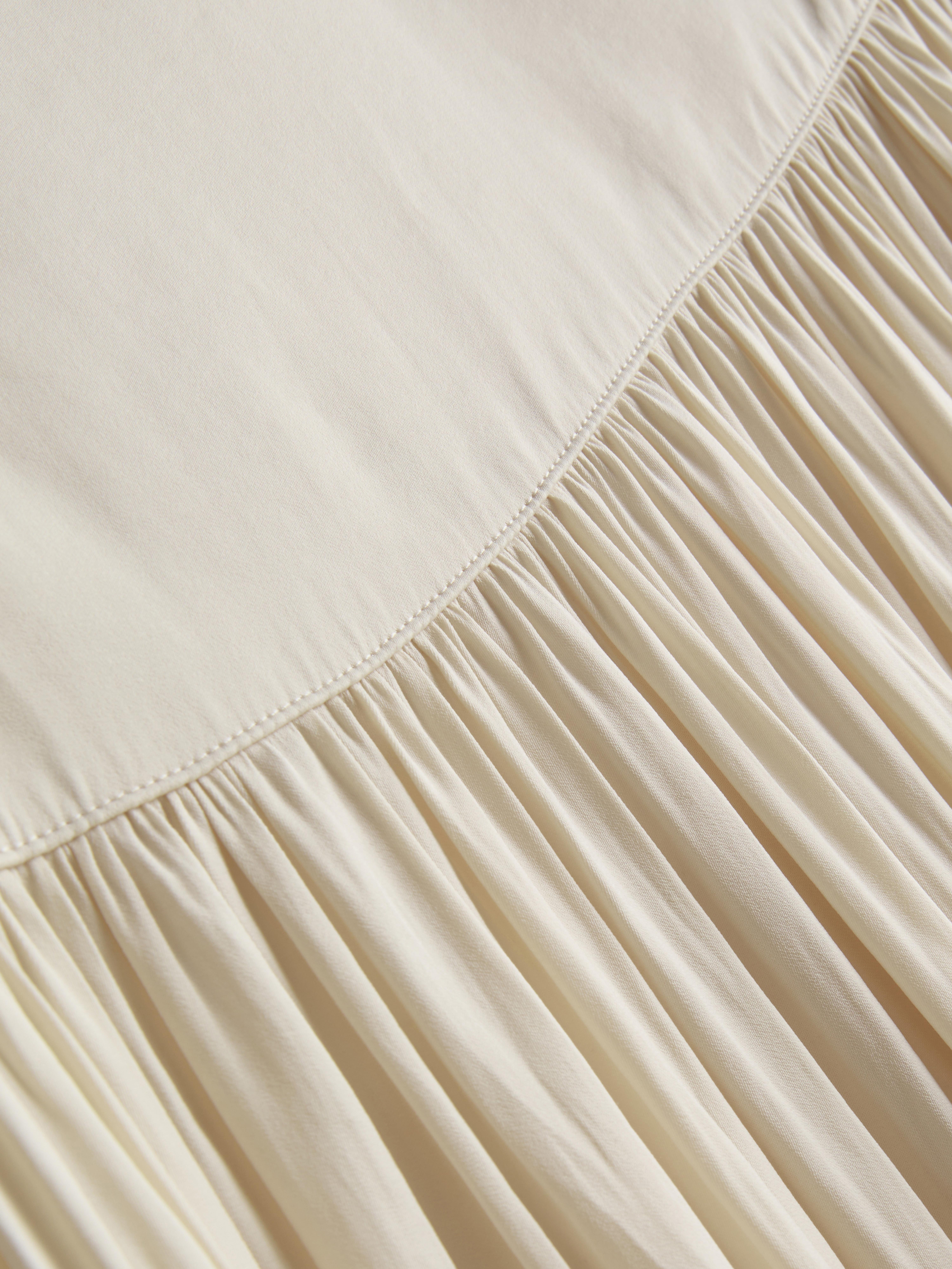 Draped Maxi Skirt