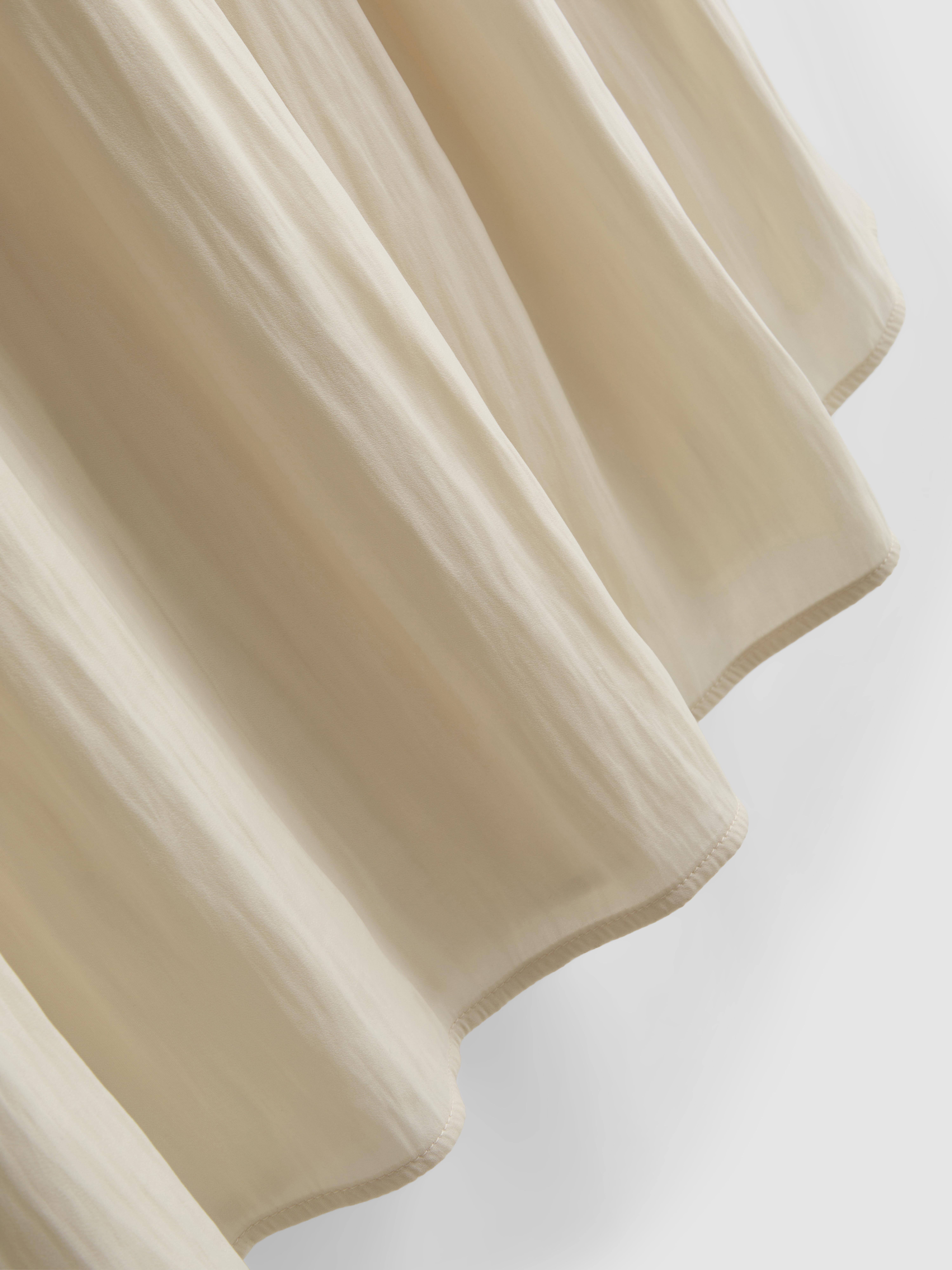 Draped Maxi Skirt