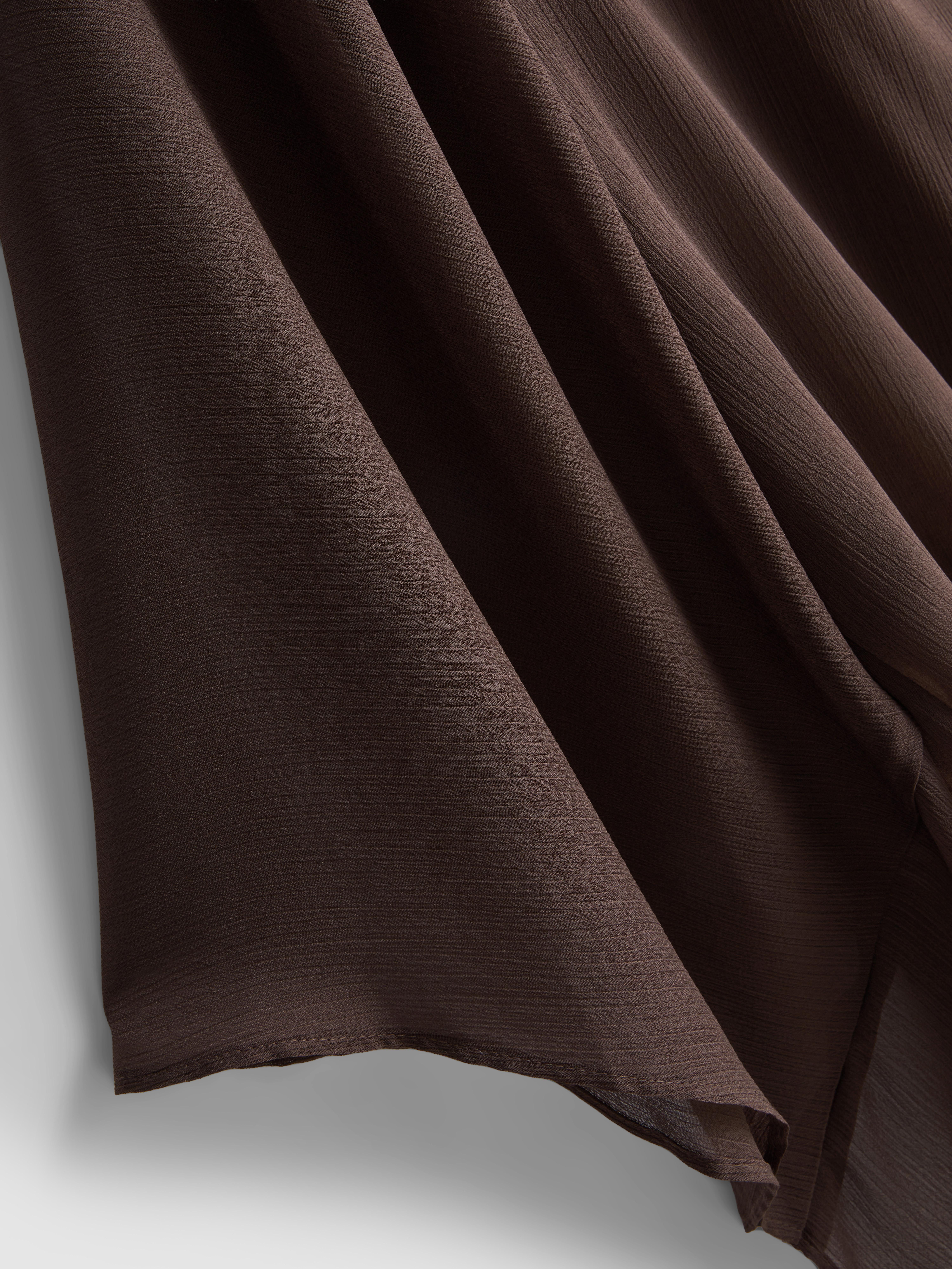 High Neck Cape Blouse
