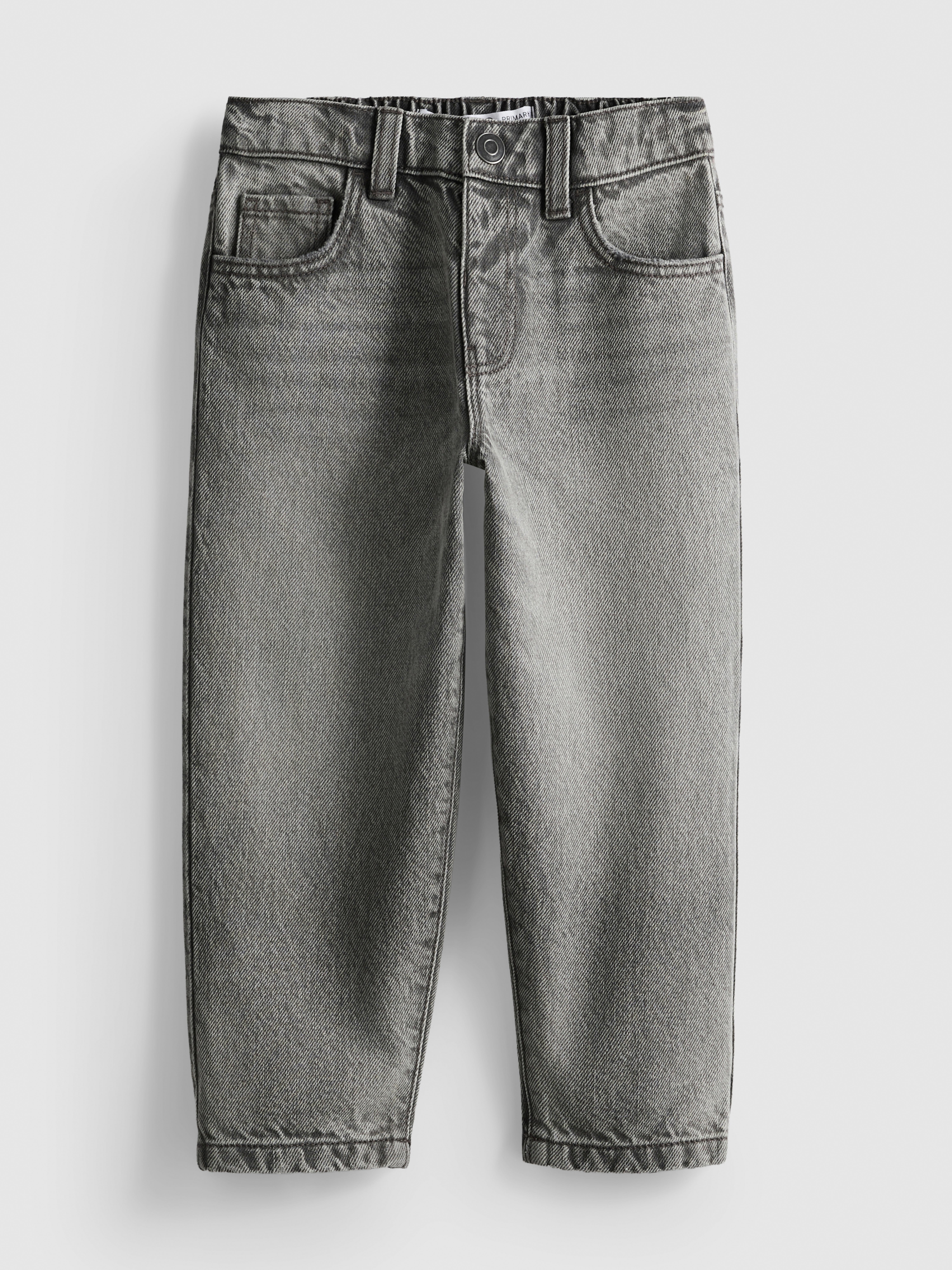 Boys Light Grey 1-9yrs | Pure Cotton Relaxed Jeans | Penneys