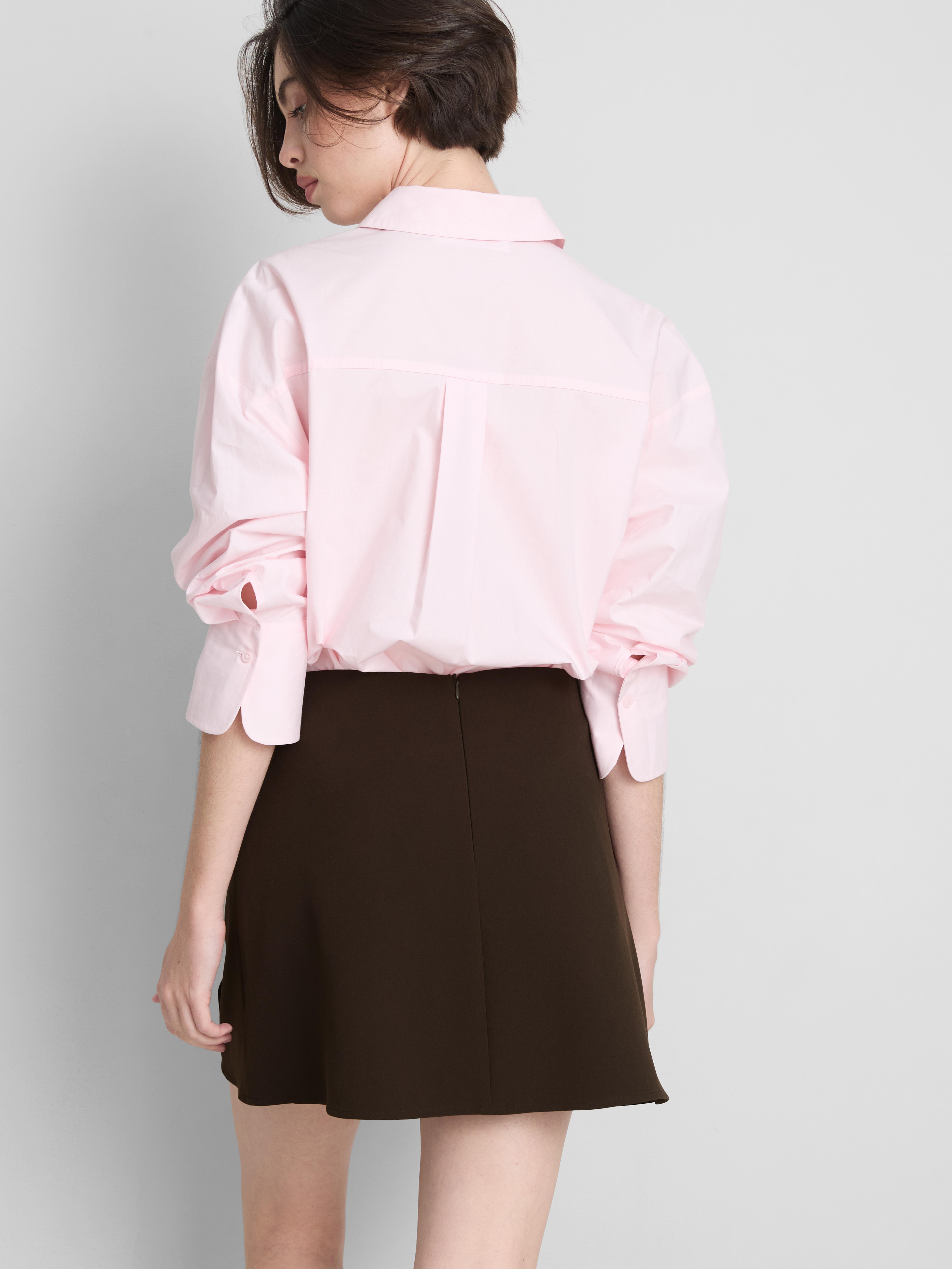 Mini-jupe asymétrique ajustée