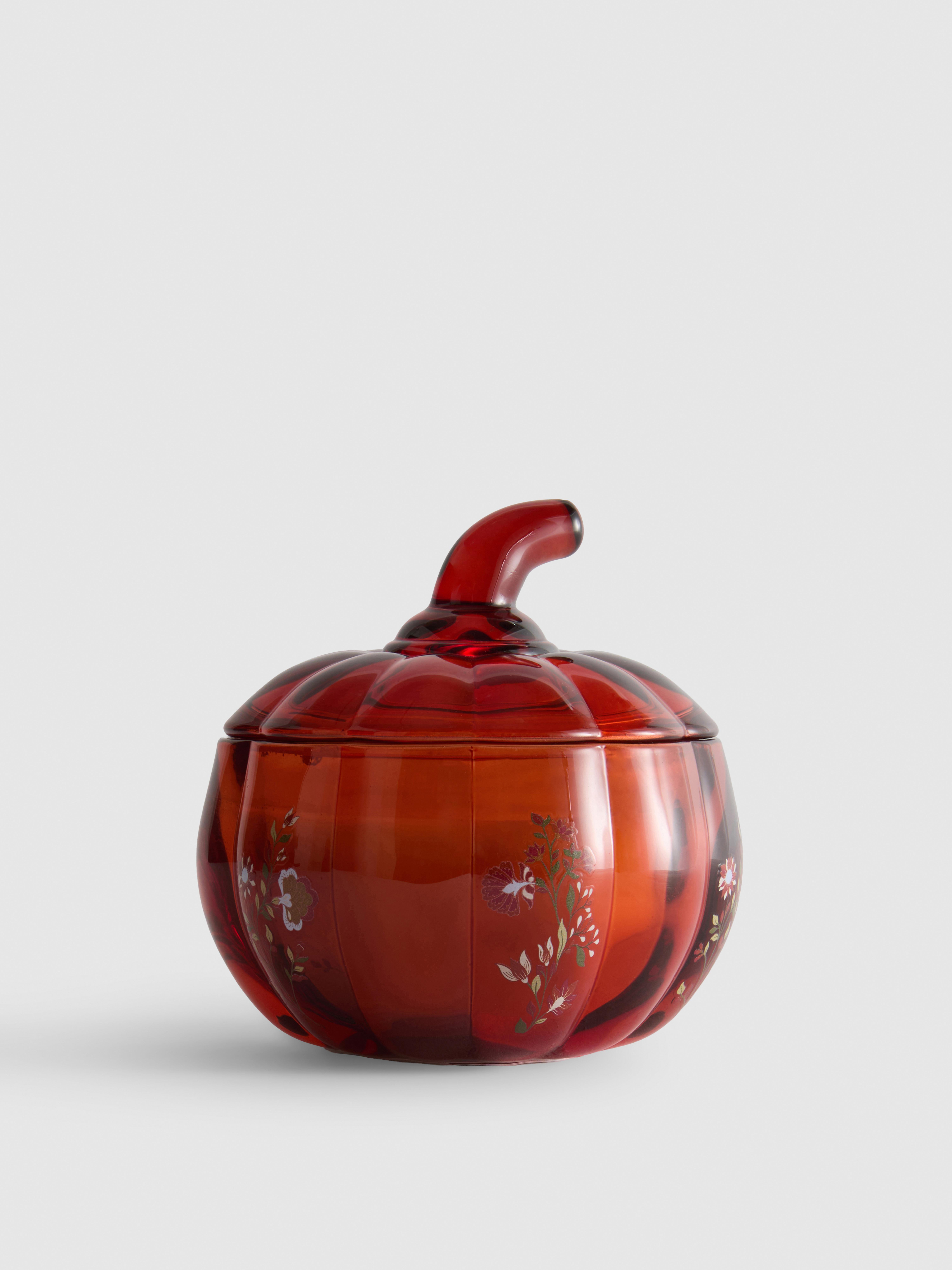 Pumpkin Lidded Scented Candle