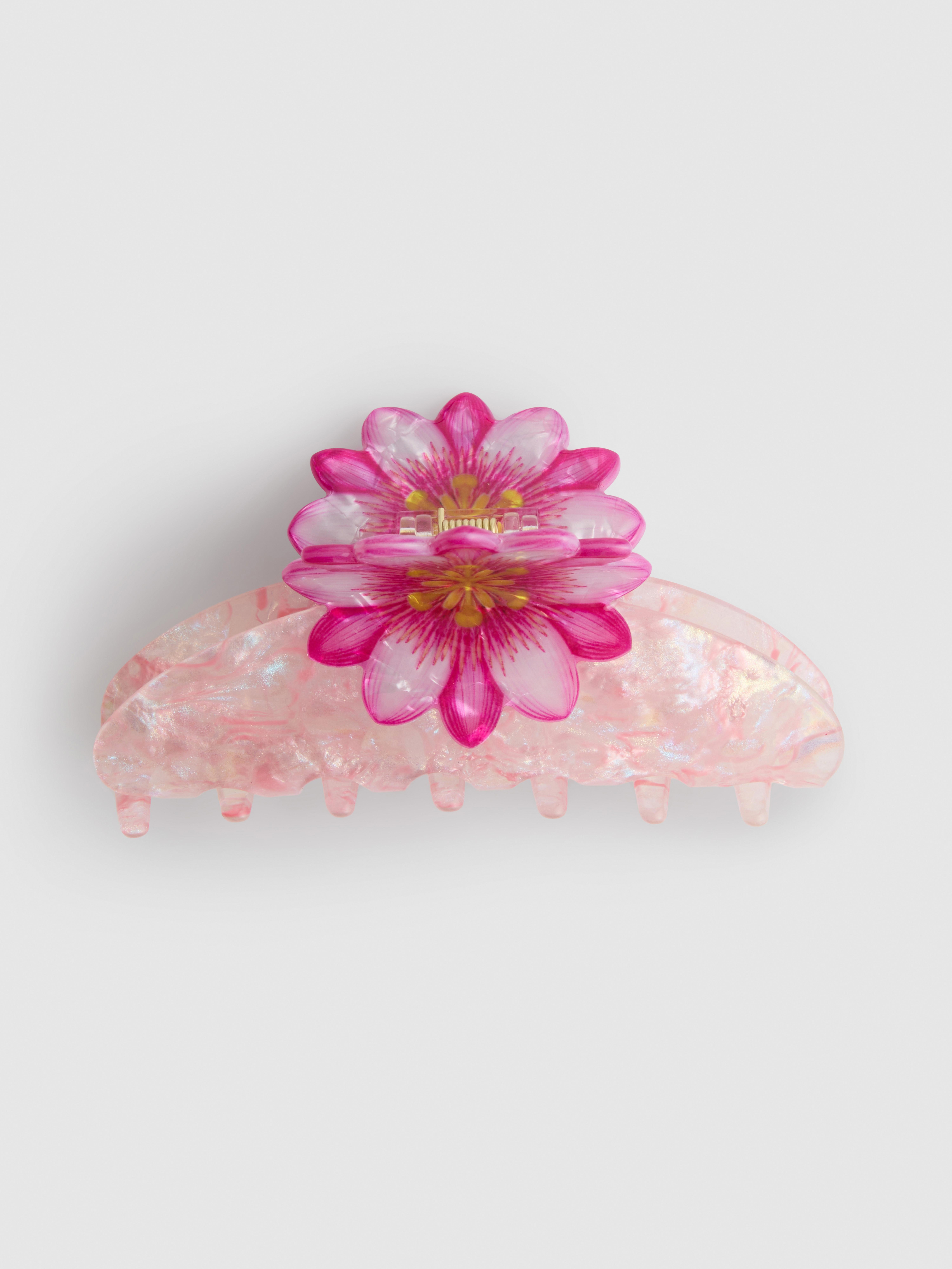 Pinza para el pelo de flor
