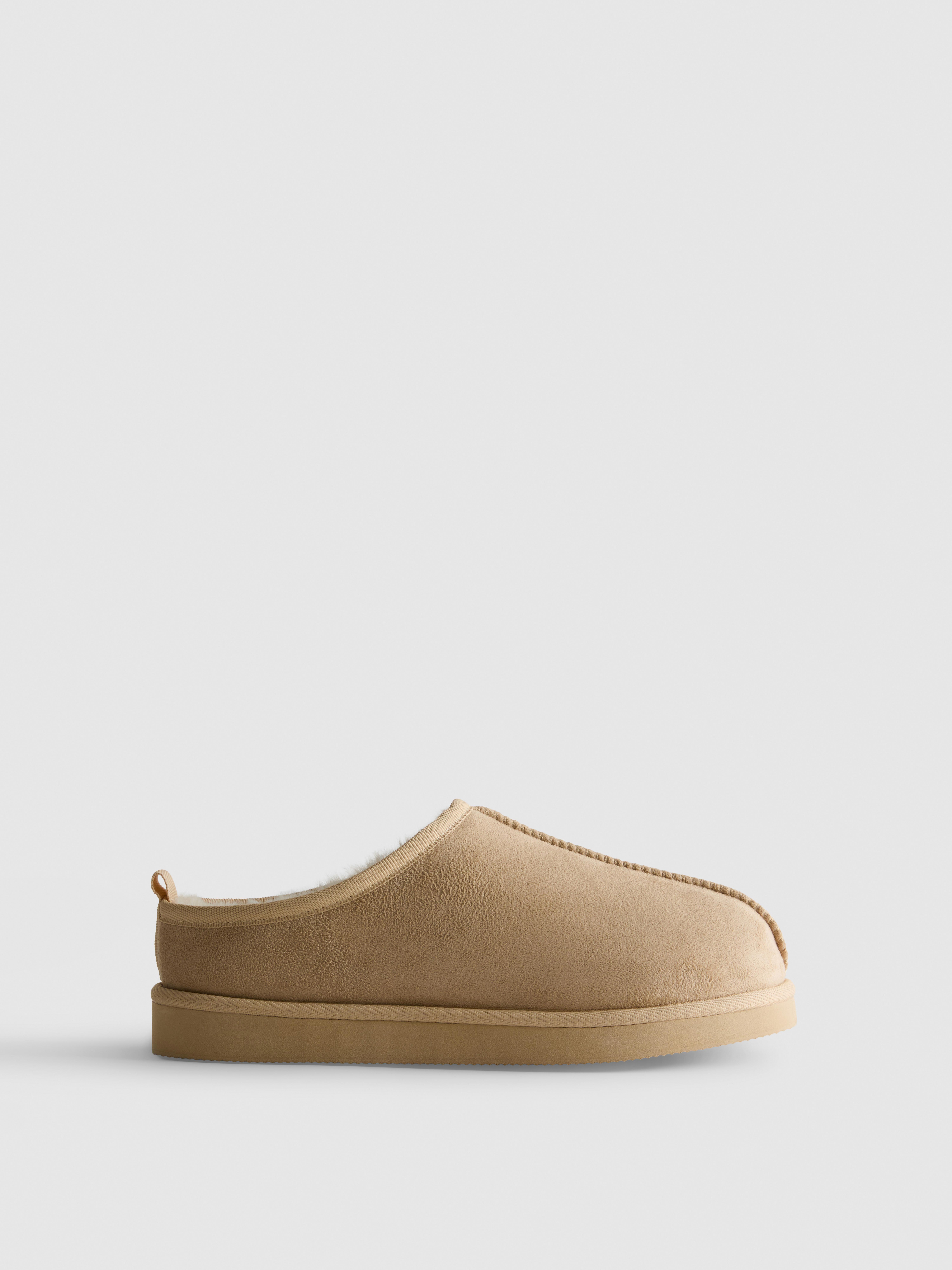 Cosy Clog Slippers Natural