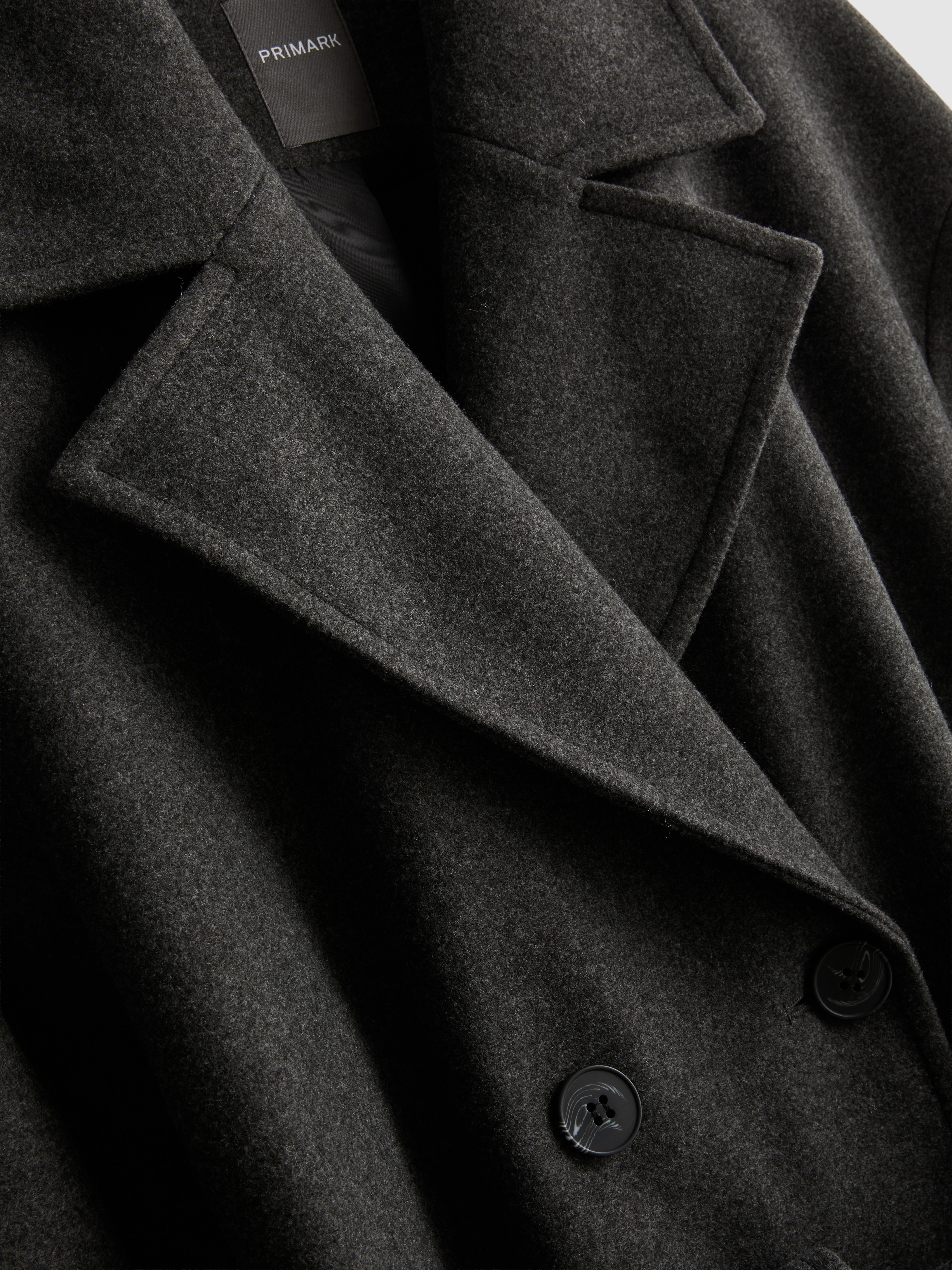 Belted Longline Crombie Coat