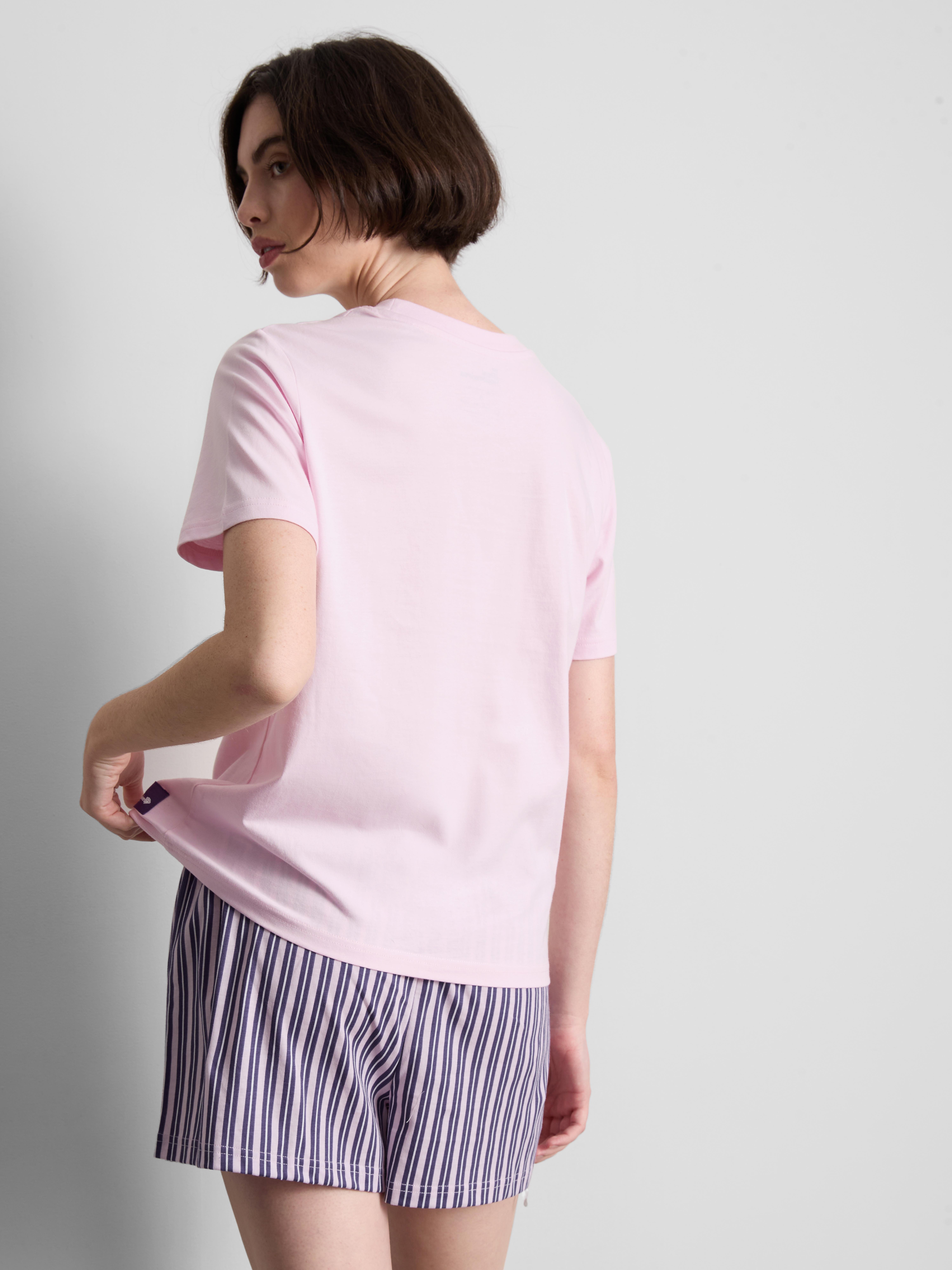 Korte katoenen pyjama met print The Real Housewives
