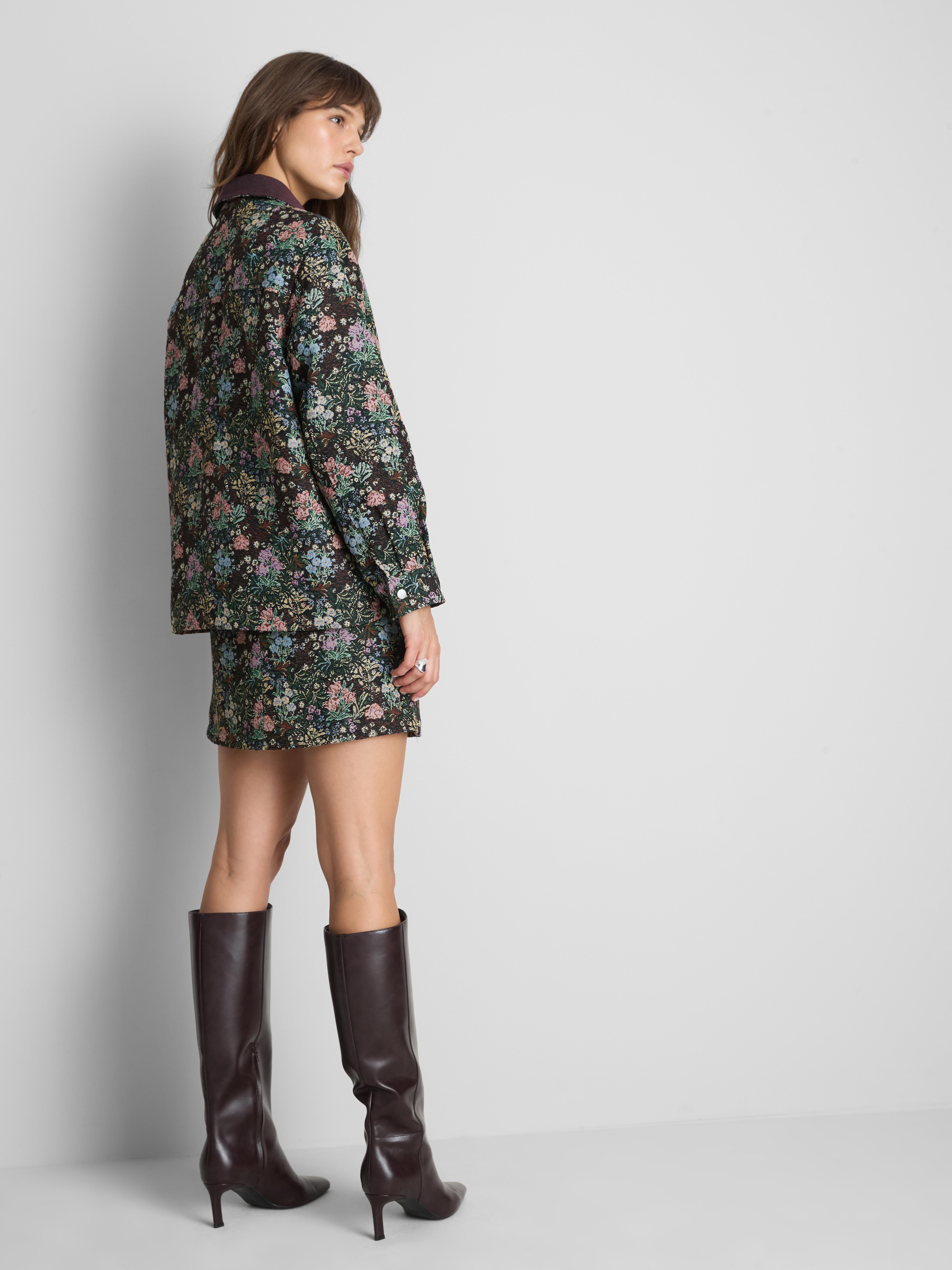 Paula Echevarría Jacquard Barn Jacket