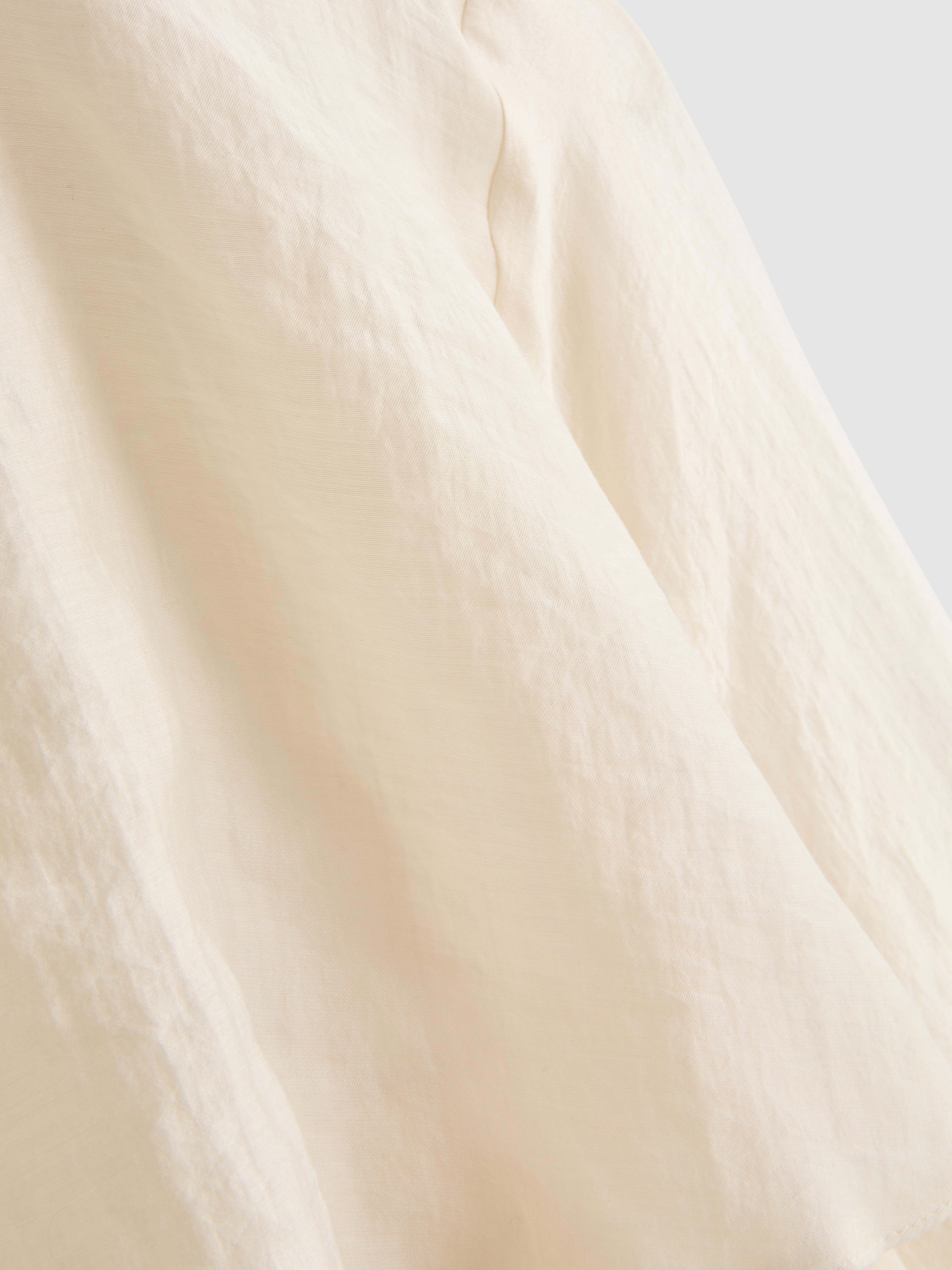 Tiered Long-Sleeve Blouse