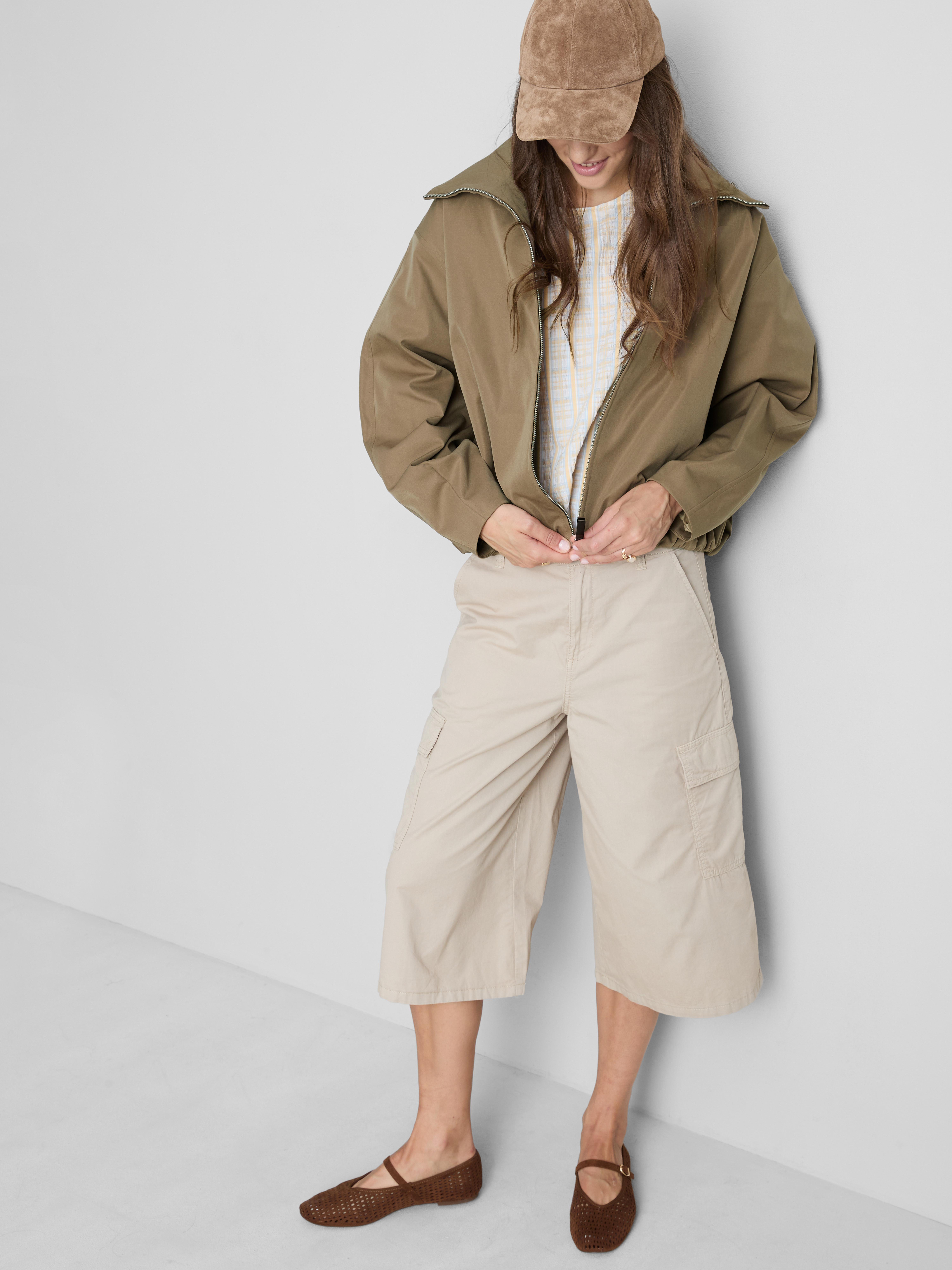 Oversized Bomber Jacket