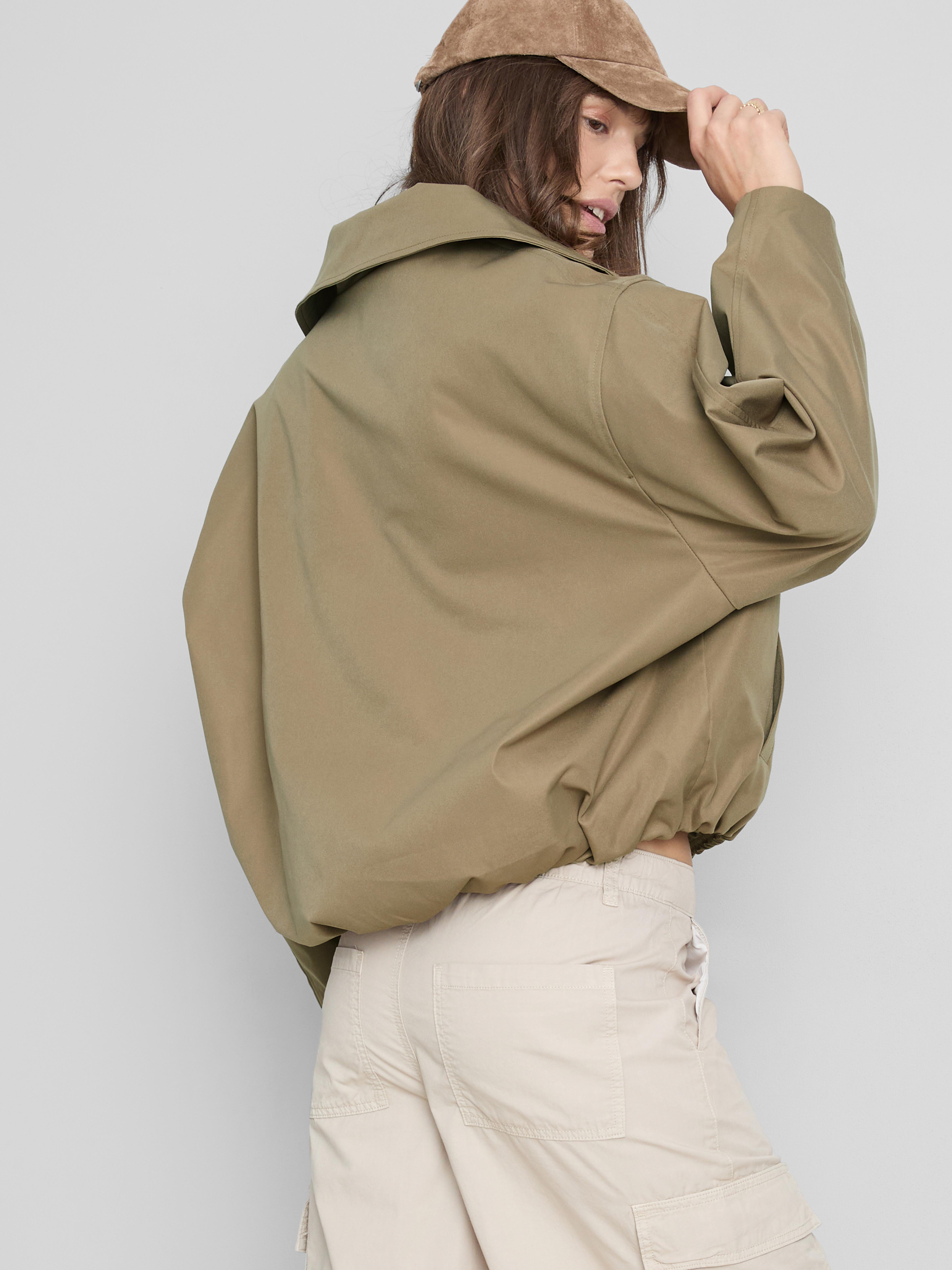 Oversized Bomber Jacket