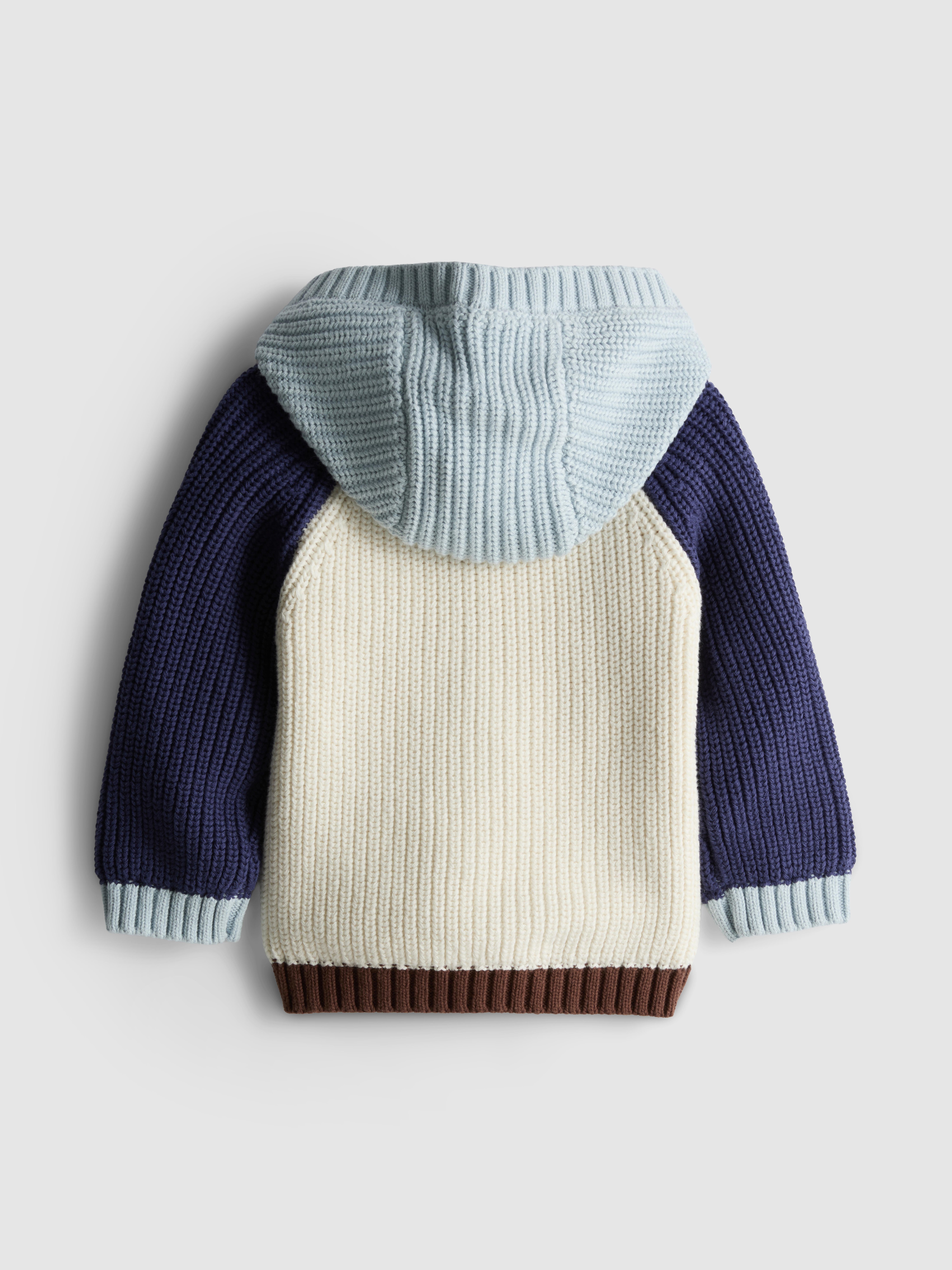 0-18mths | Pure Cotton Hooded Cardigan