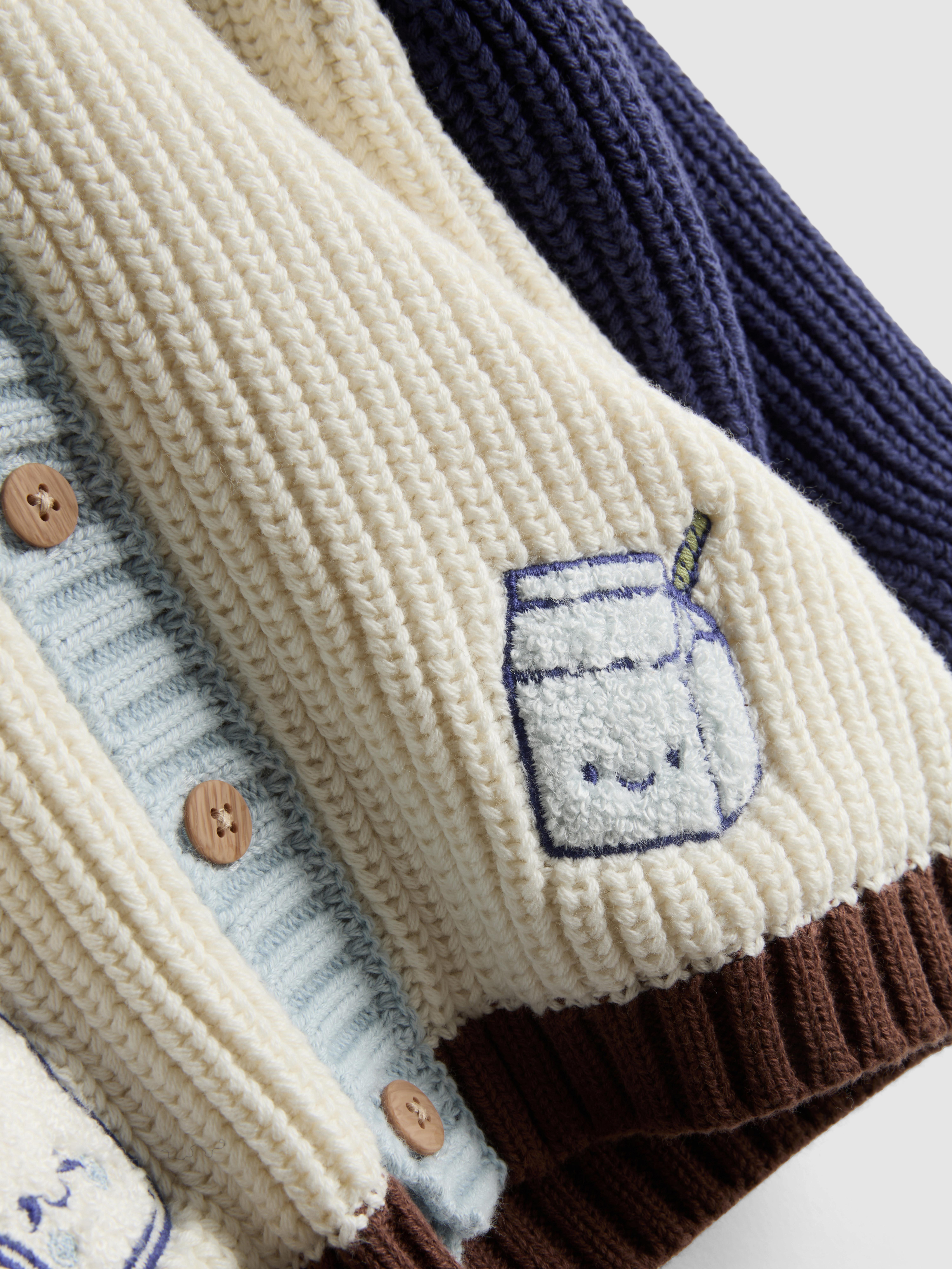 0-18mths | Pure Cotton Hooded Cardigan