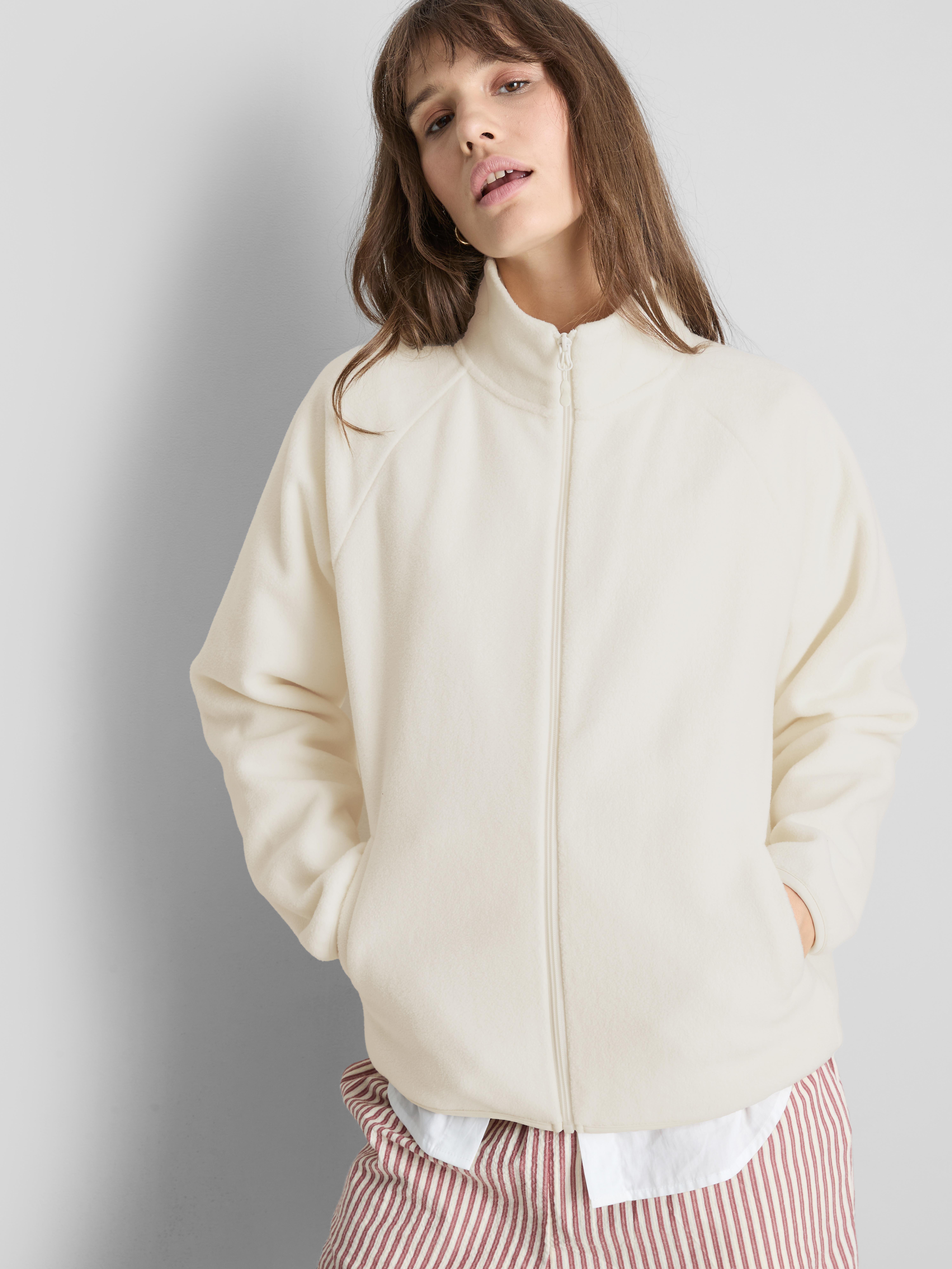 Zip-Up Funnel Neck Fleece