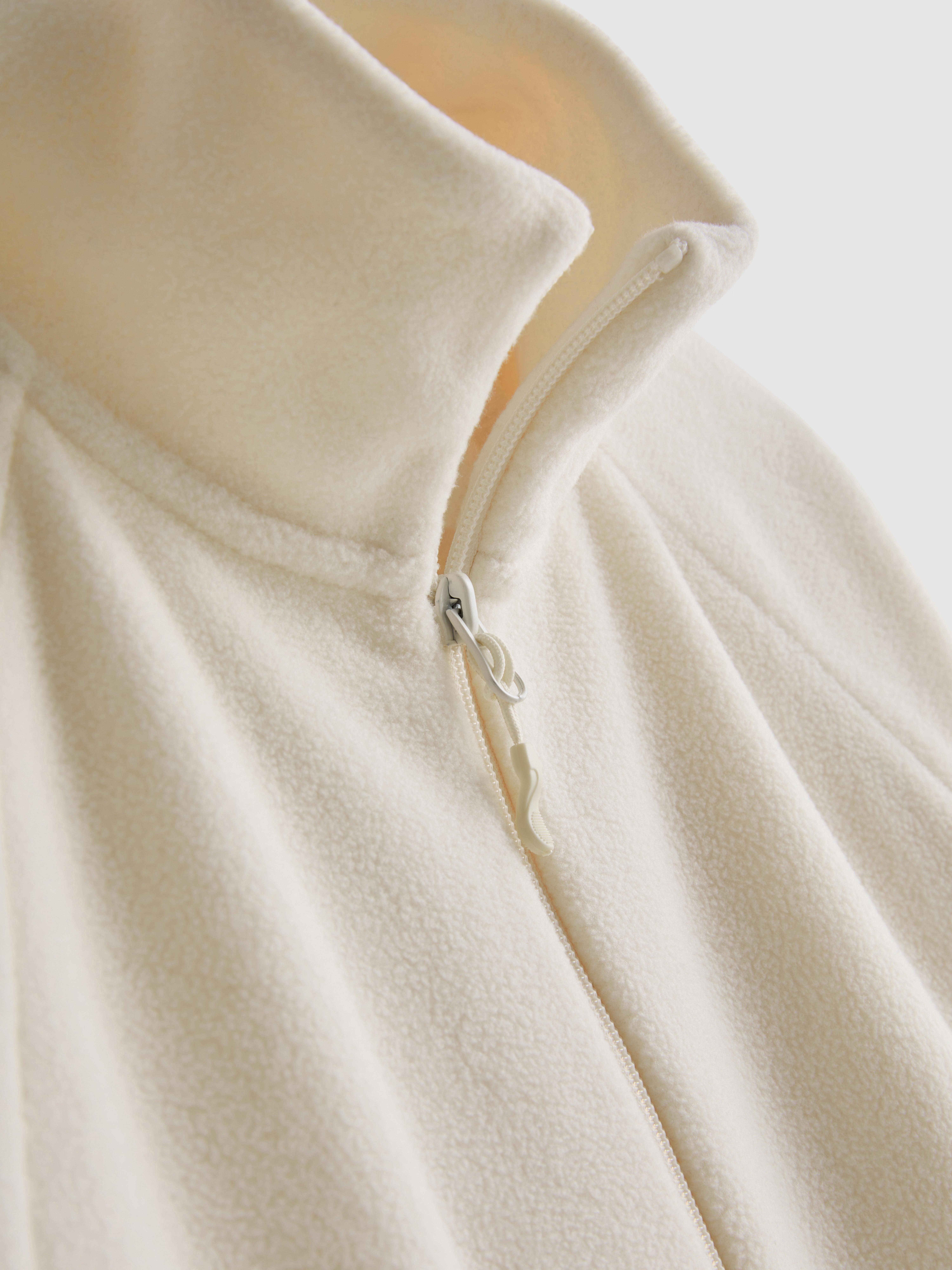 Zip-Up Funnel Neck Fleece