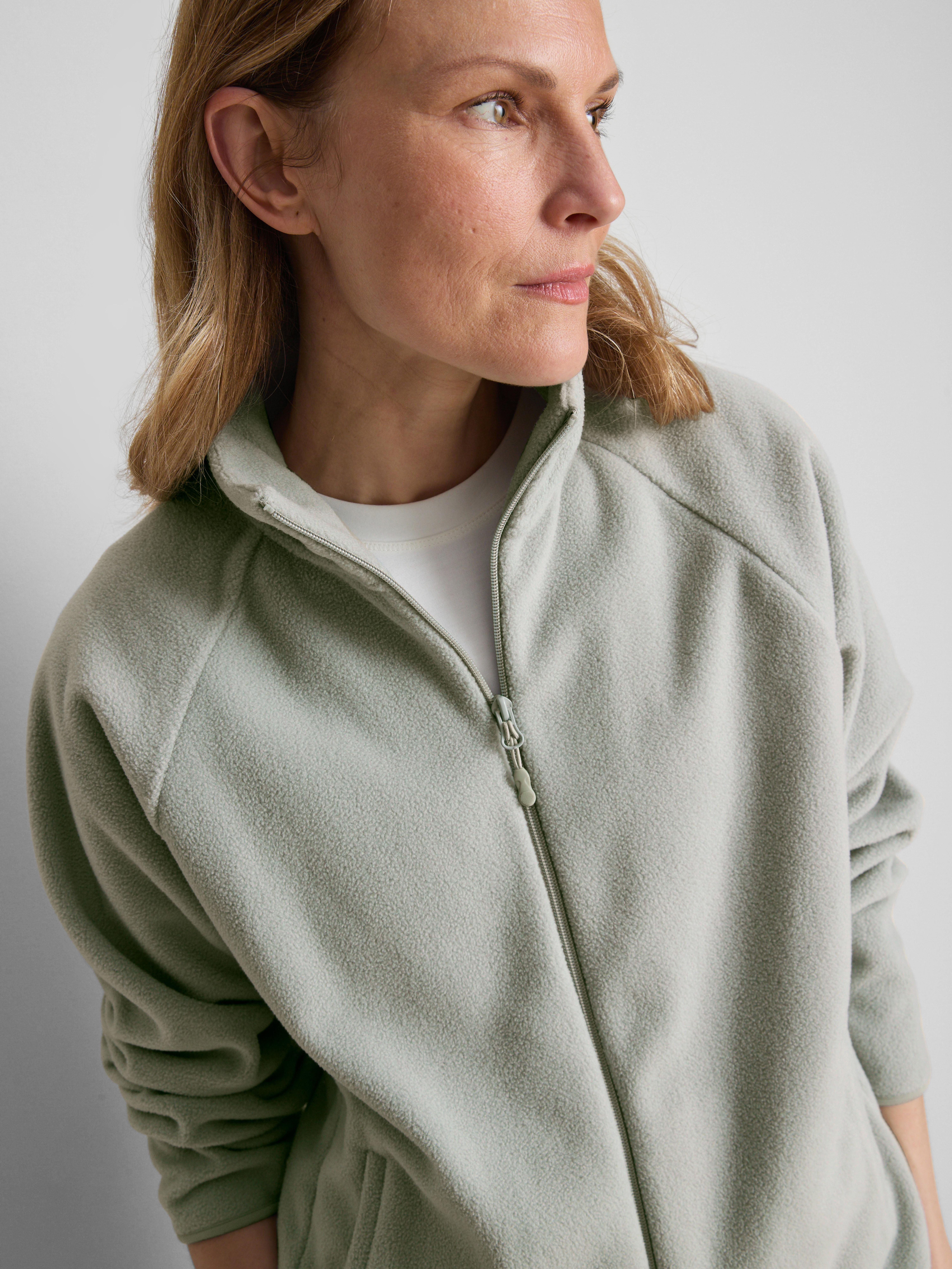 Zip-Up Funnel Neck Fleece