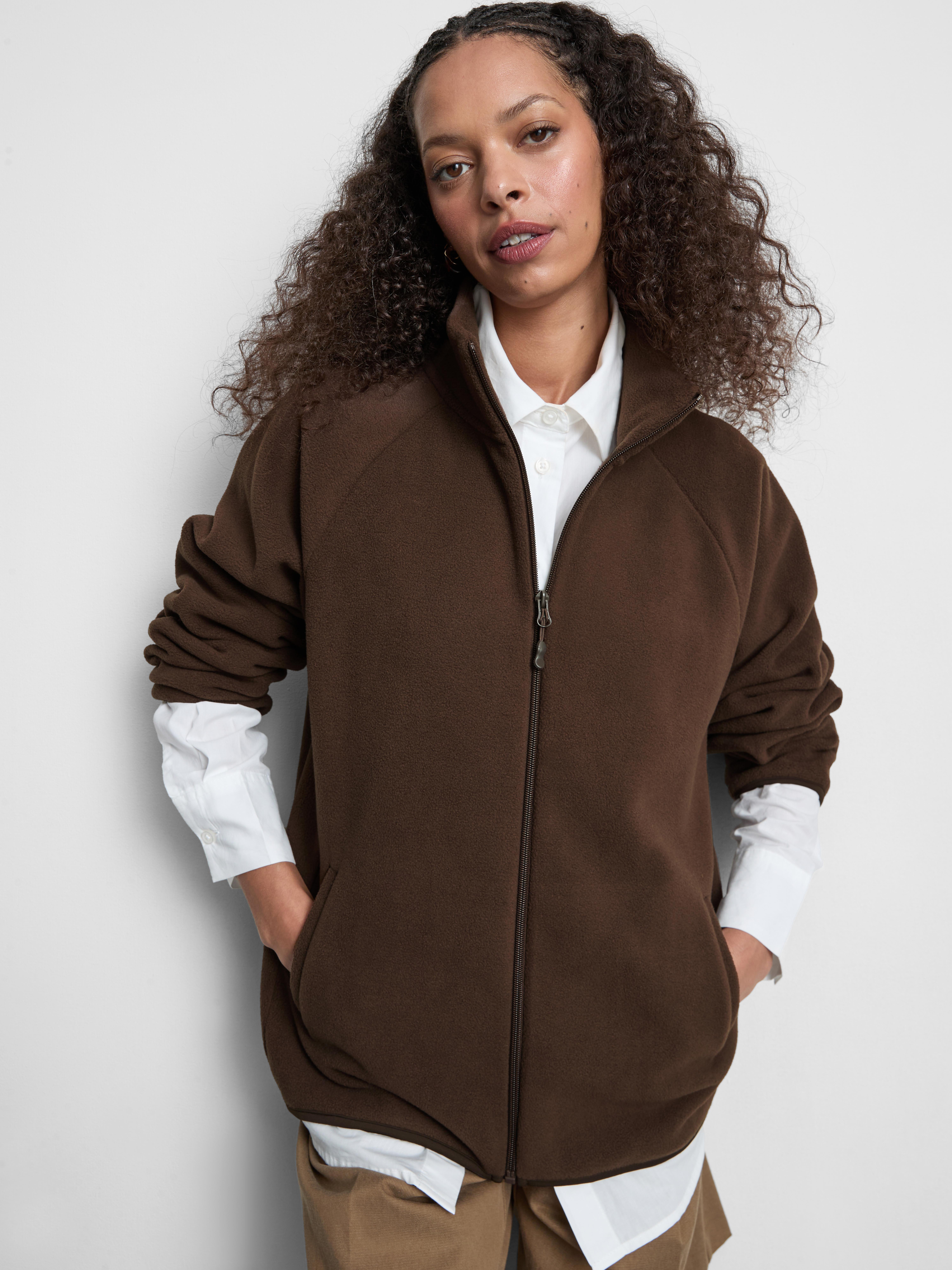 Zip-Up Funnel Neck Fleece