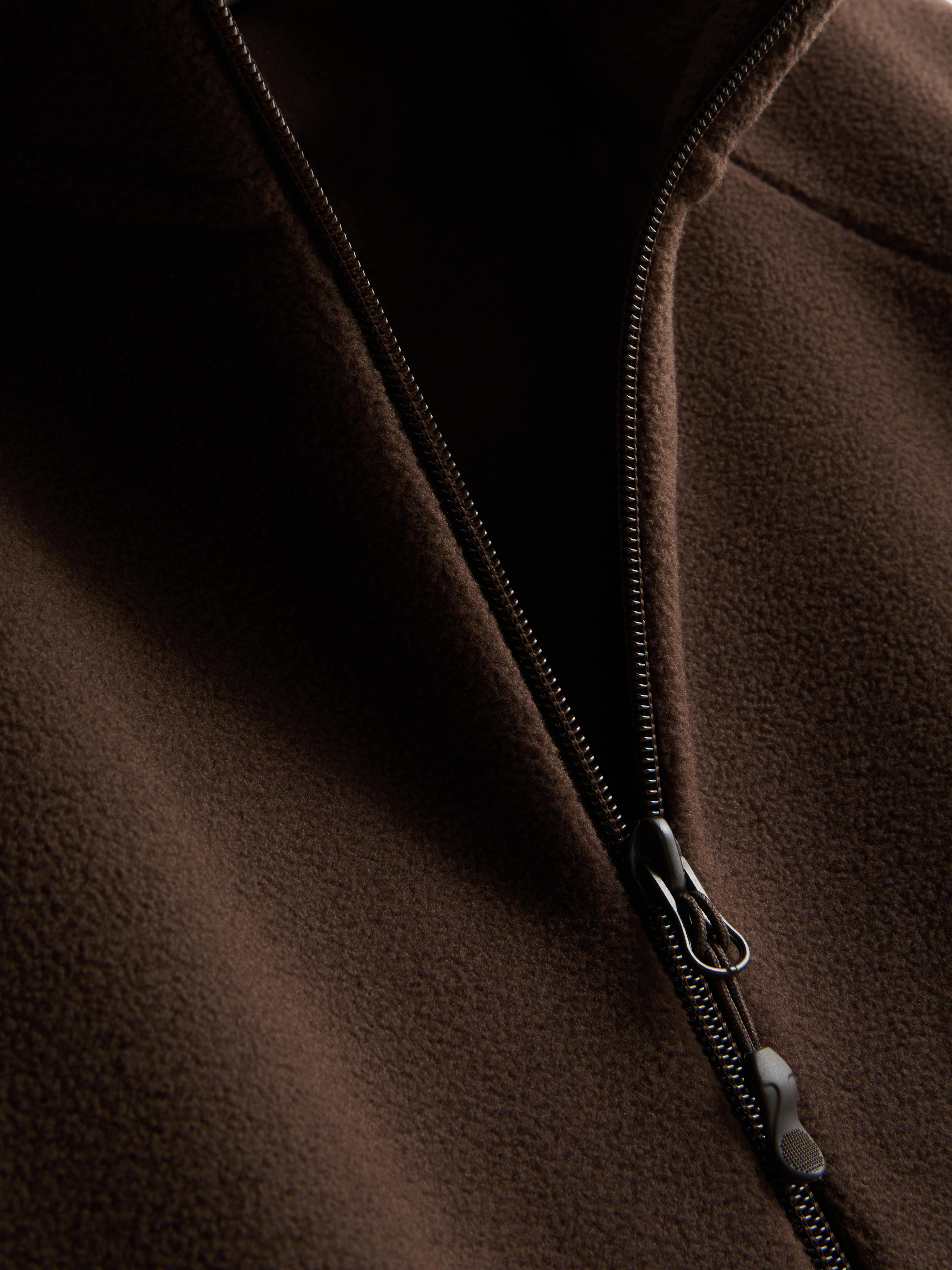 Zip-Up Funnel Neck Fleece