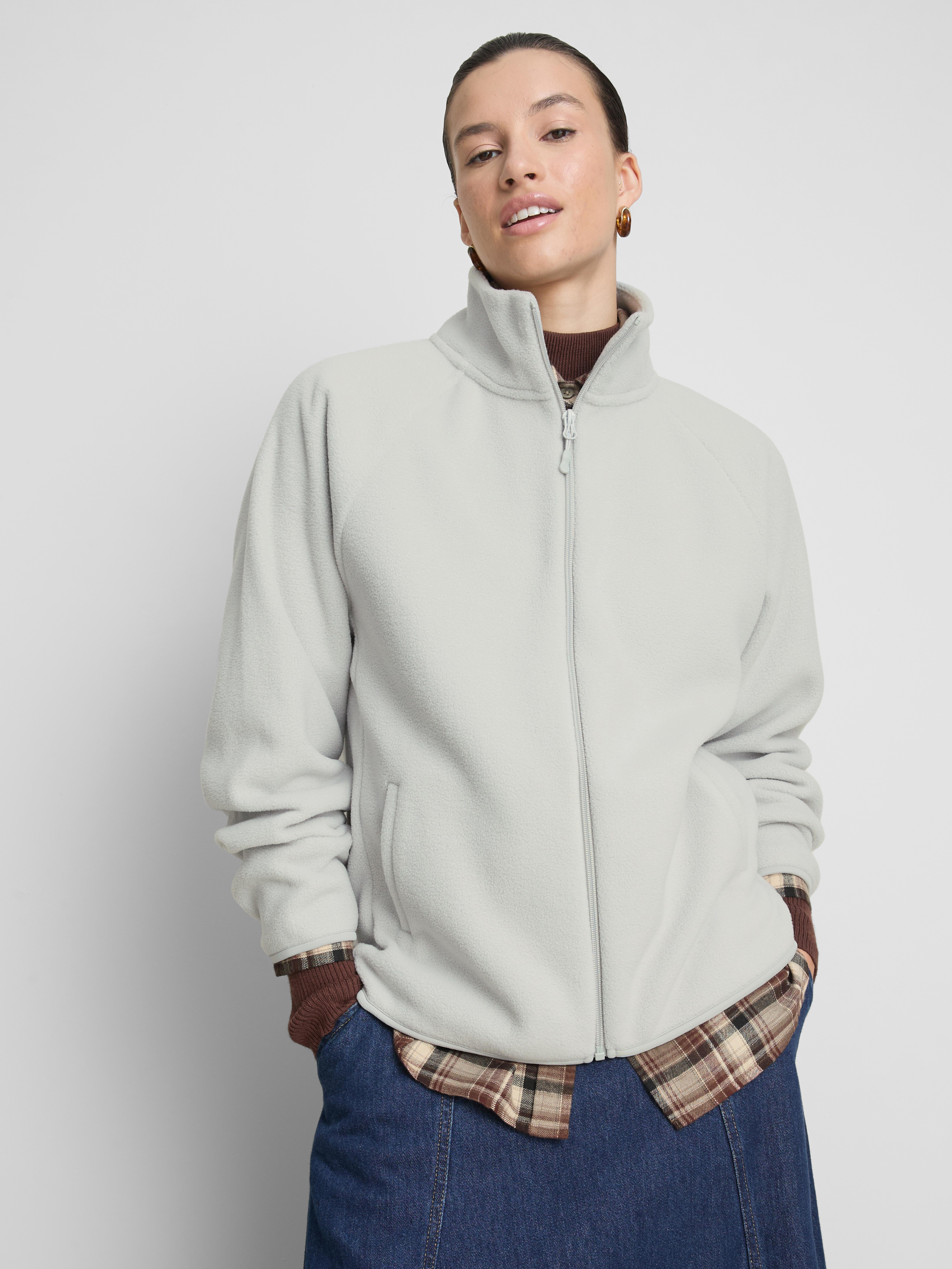 Zip-Up Funnel Neck Fleece