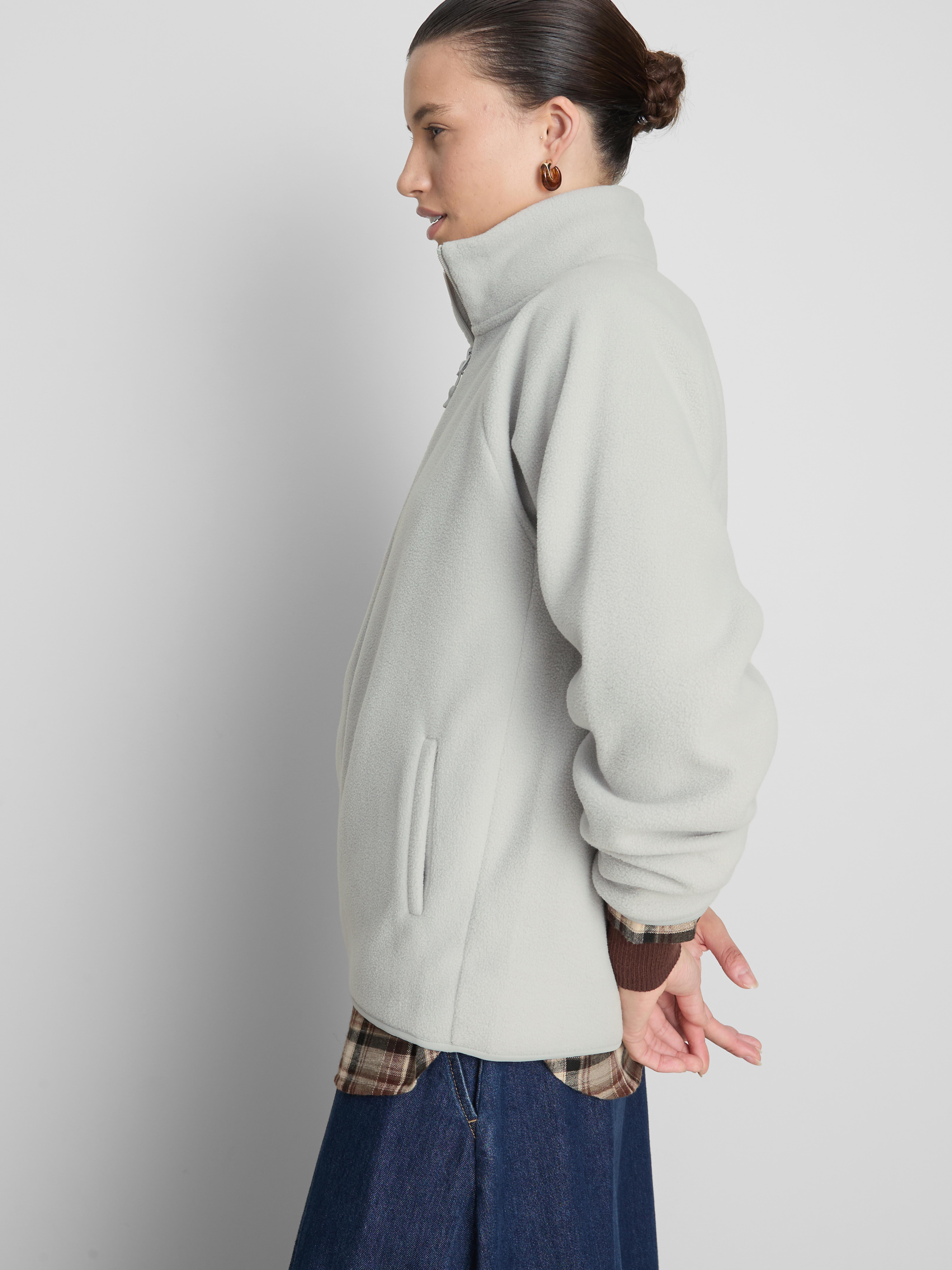 Zip-Up Funnel Neck Fleece