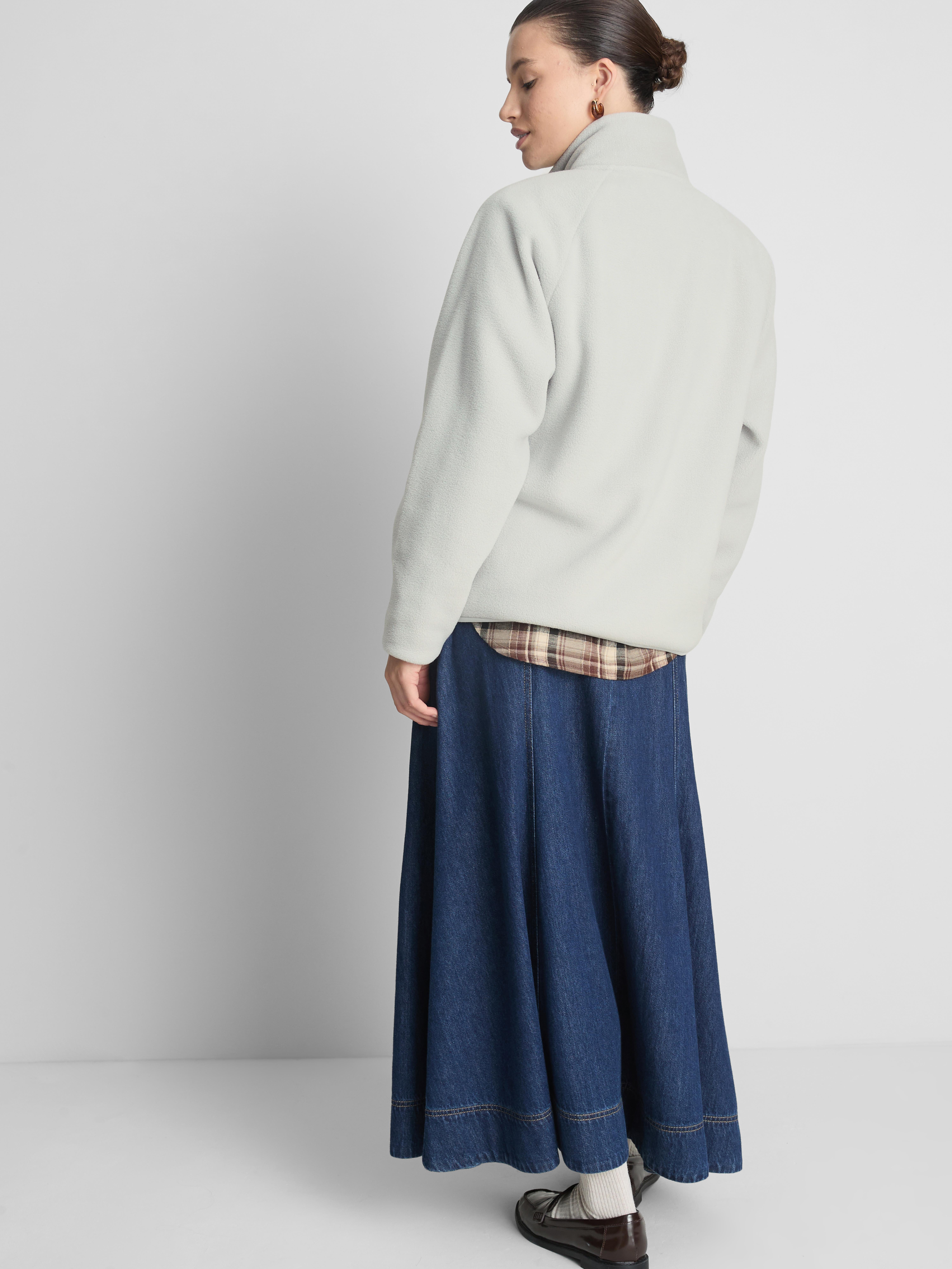 Zip-Up Funnel Neck Fleece