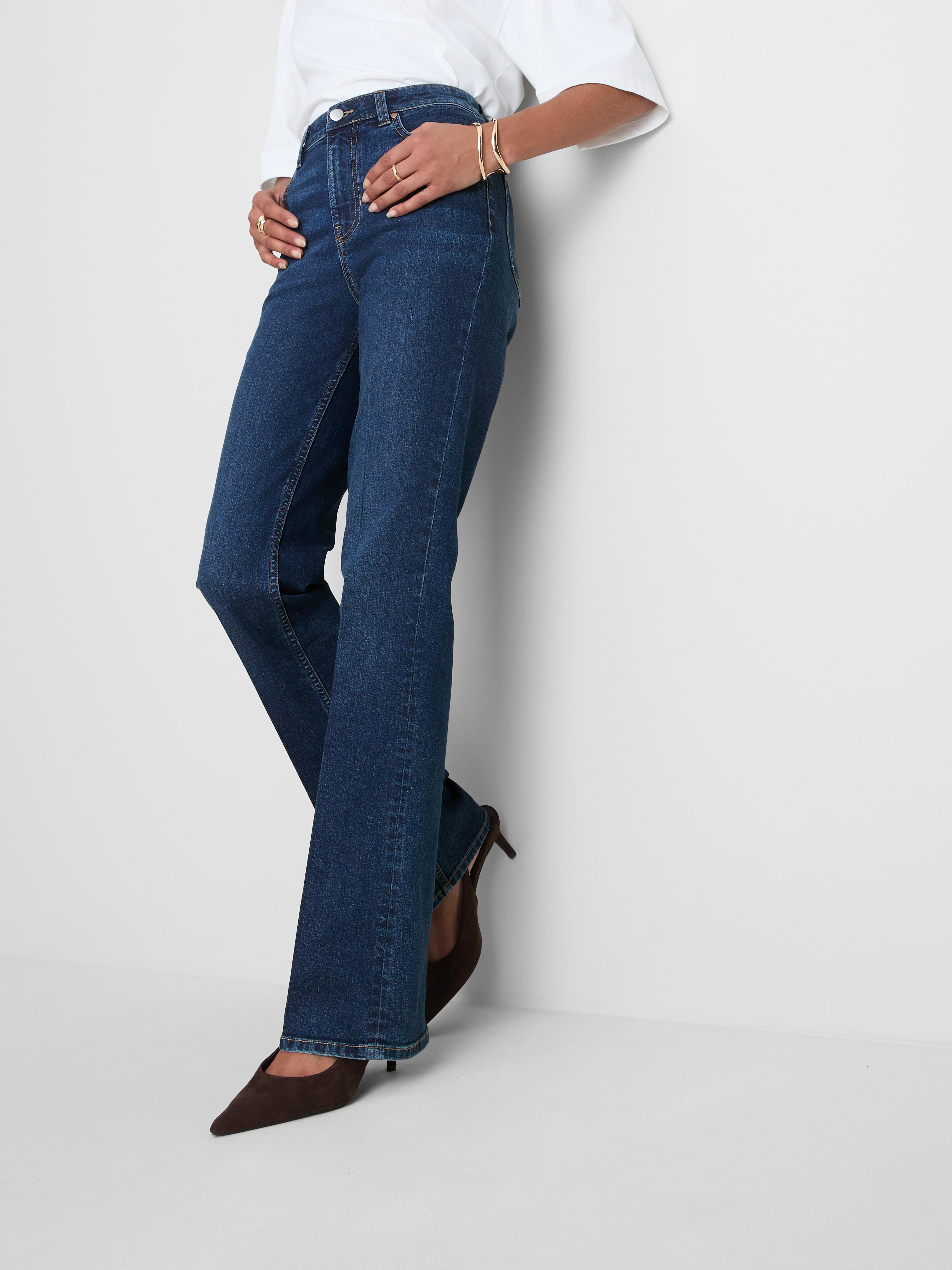 Paula Echevarría Pleated Bootcut Jeans