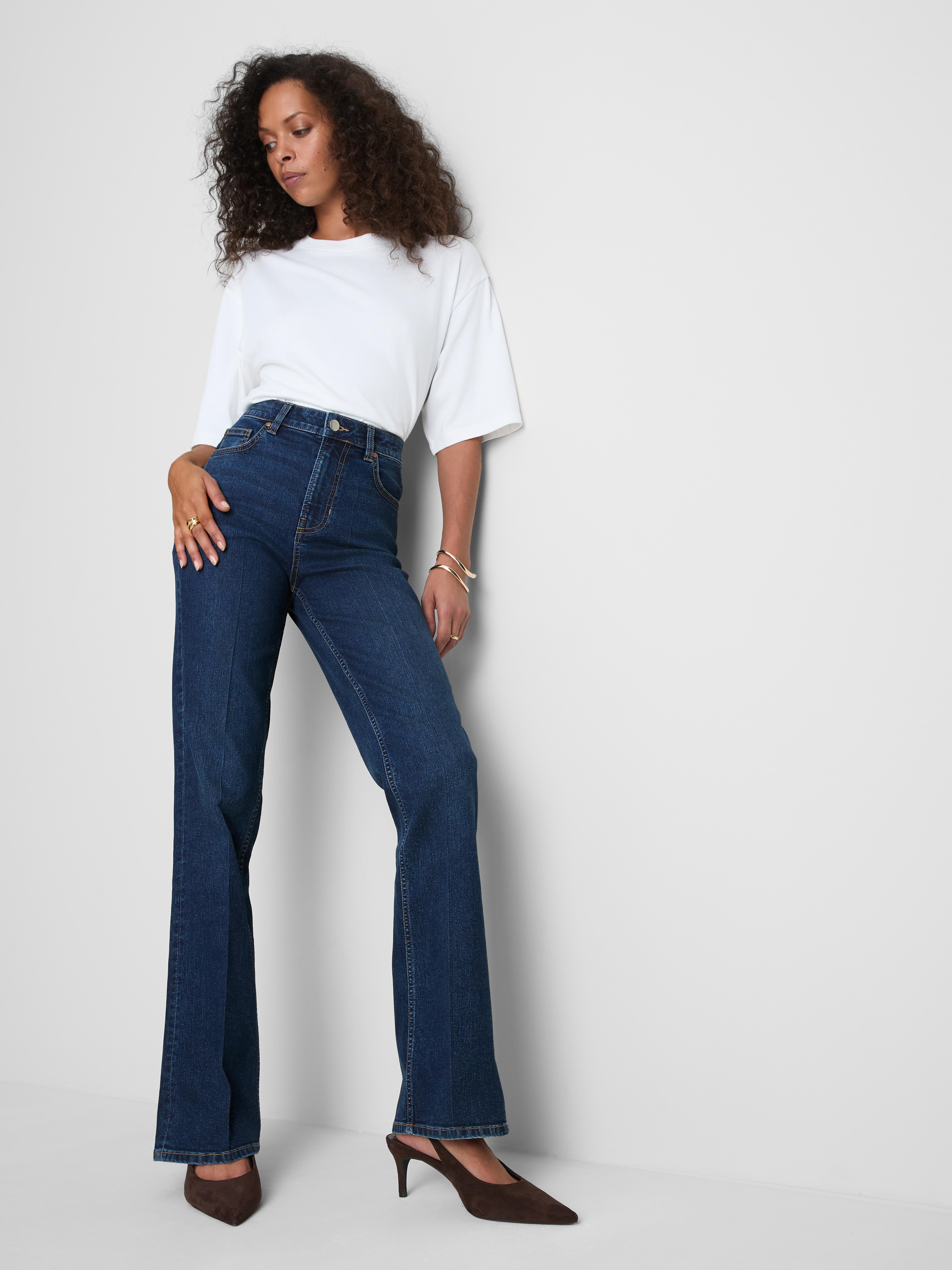 Paula Echevarría Pleated Bootcut Jeans