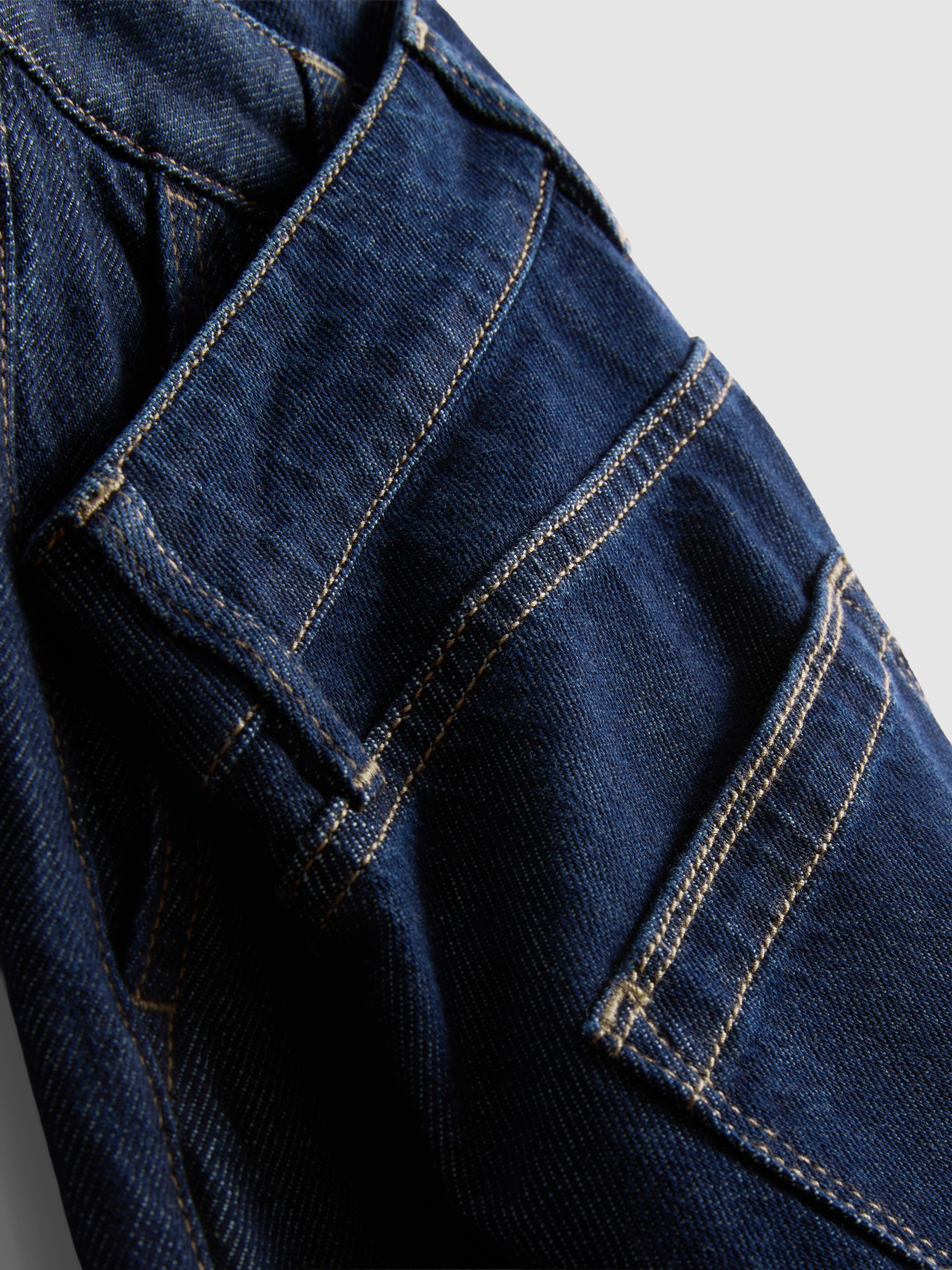 Paula Echevarría Pleat-Front Wide-Leg Jeans