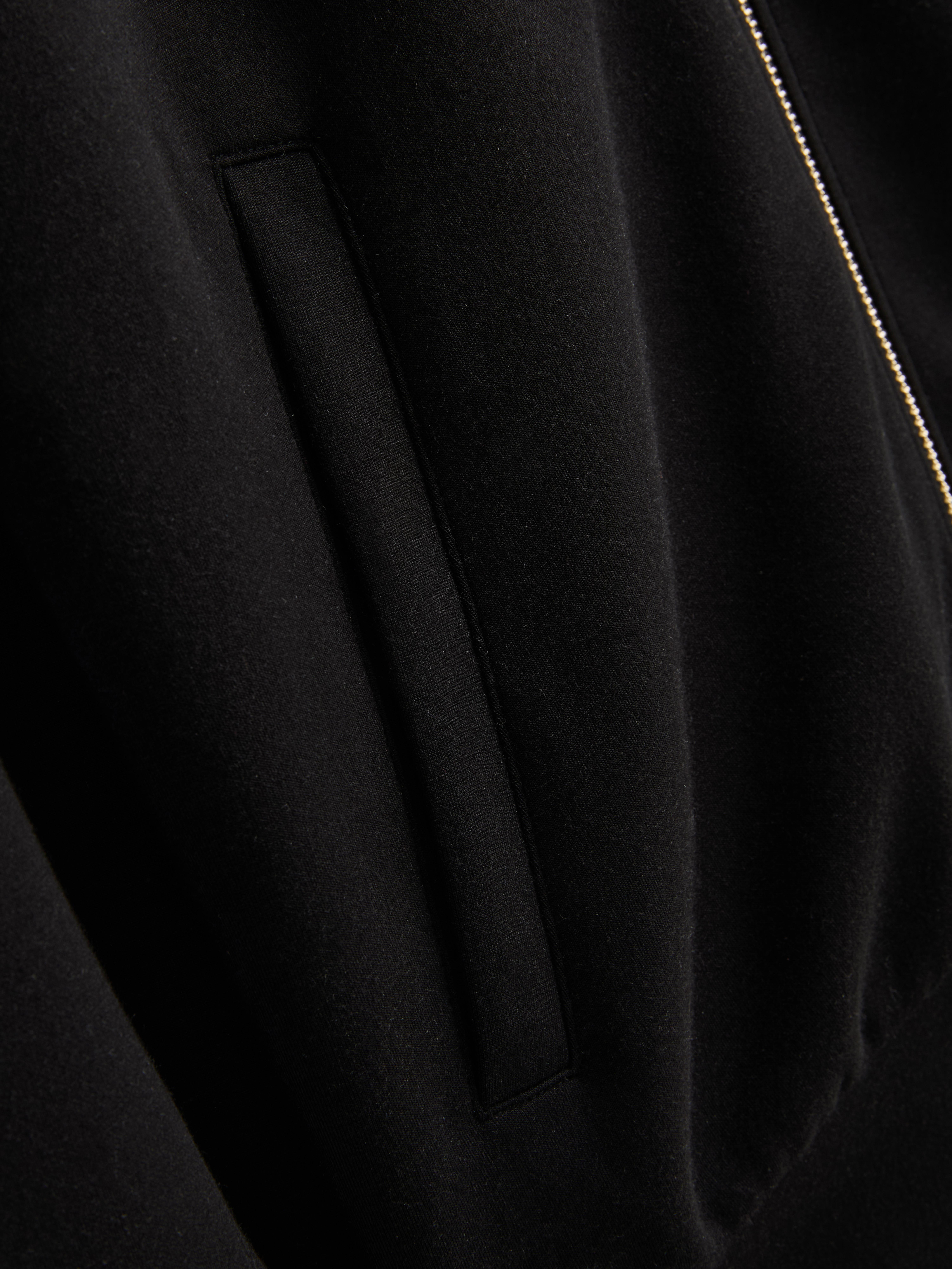 Modal Blend Zip Through Sweatshirt