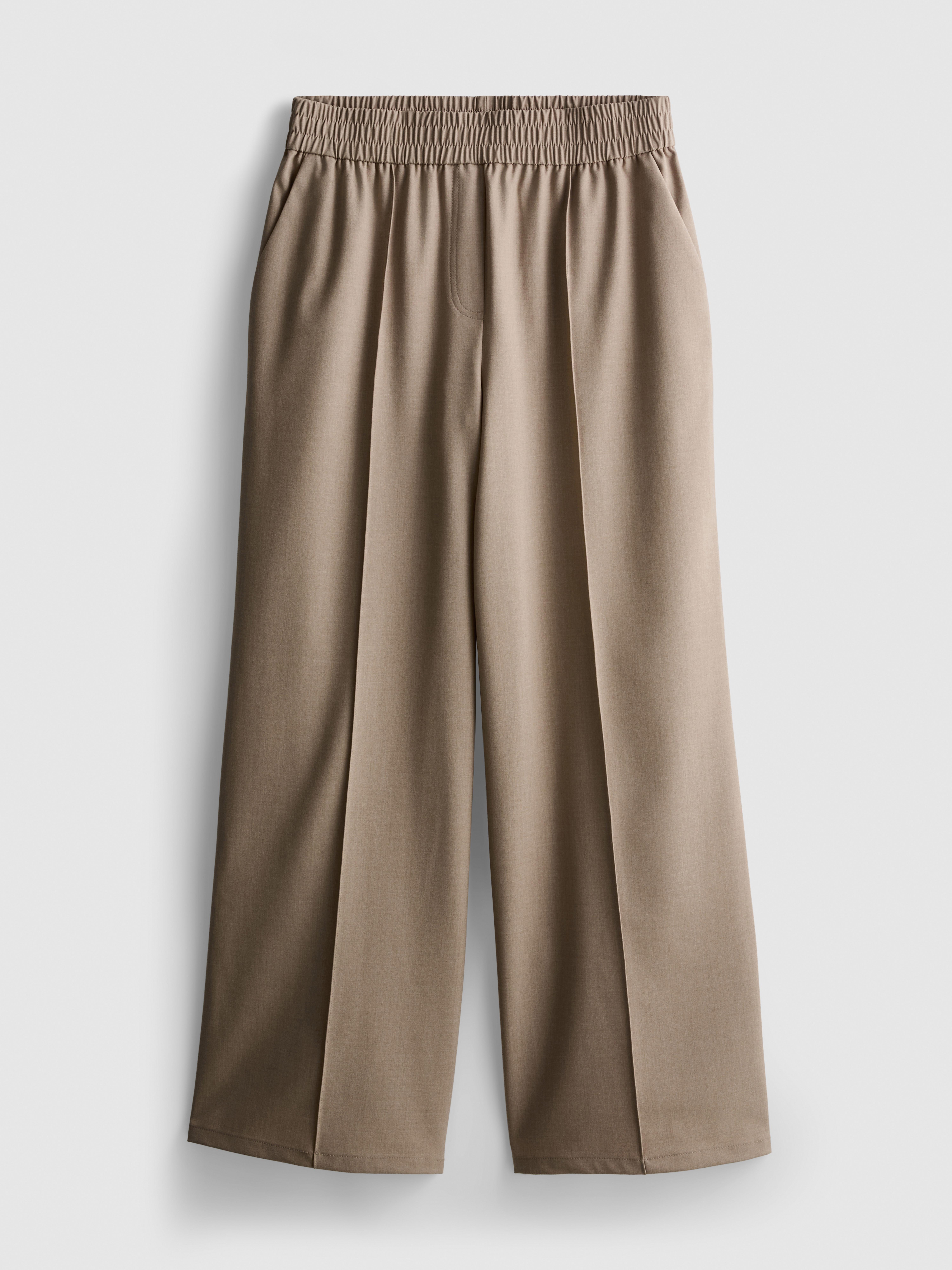 Smart Wide Leg Joggers