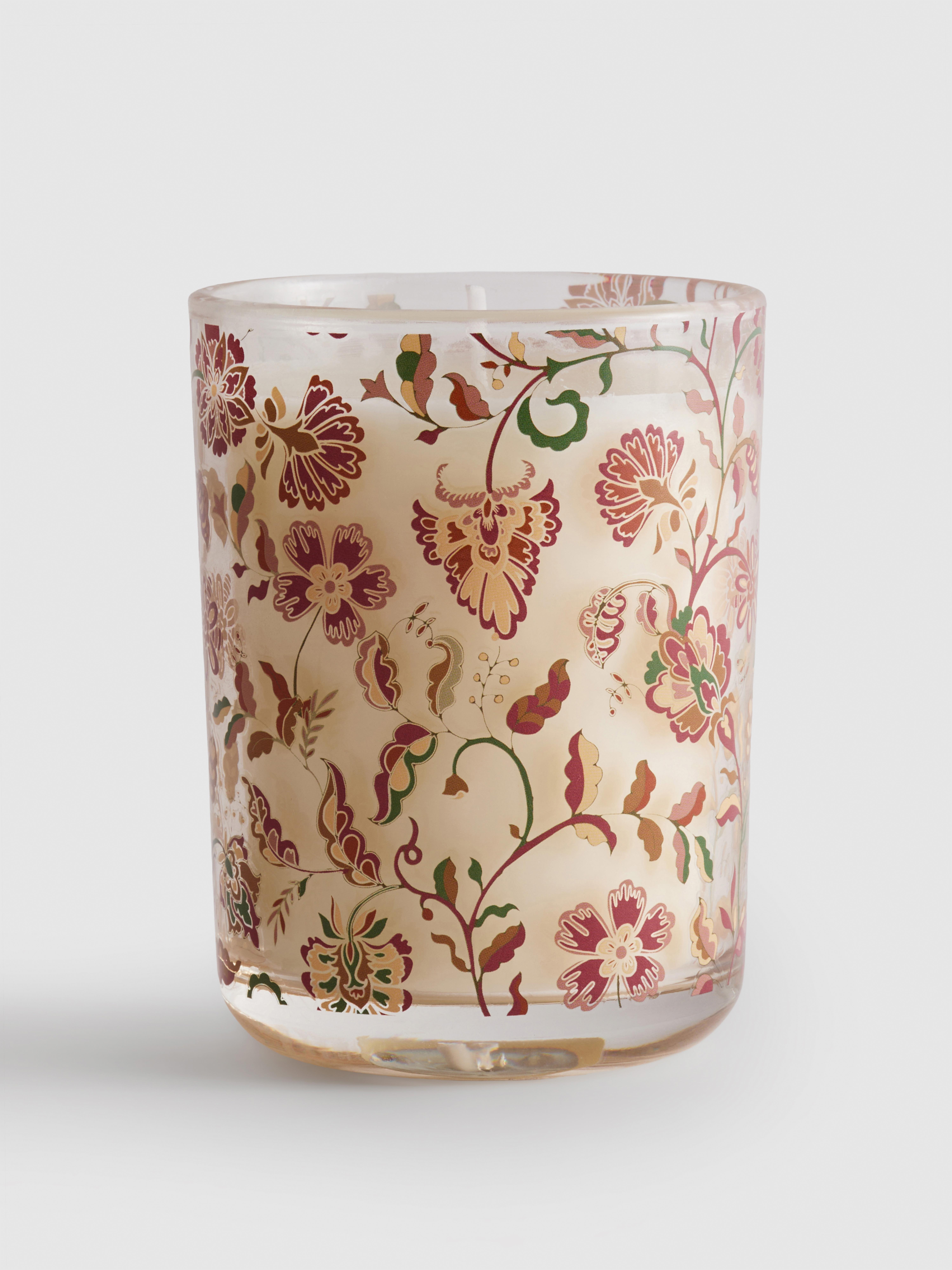 Bougie parfumée à fleurs