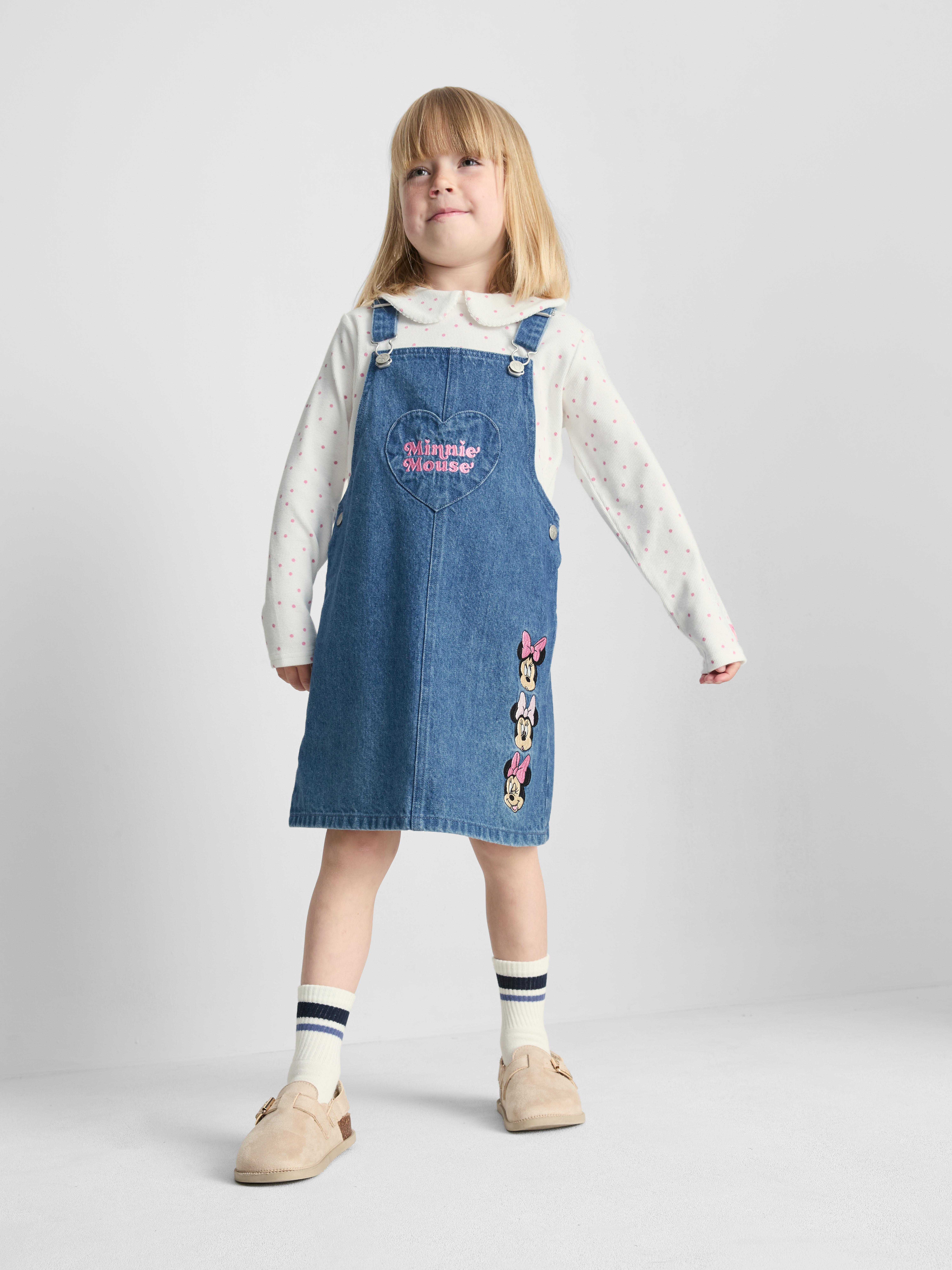 primark denim pinafore dress Primark Denim Horn Button Corduroy Pinafore Dress Button Corduroy Pinafore  Dress In Navy Roman Originals UK