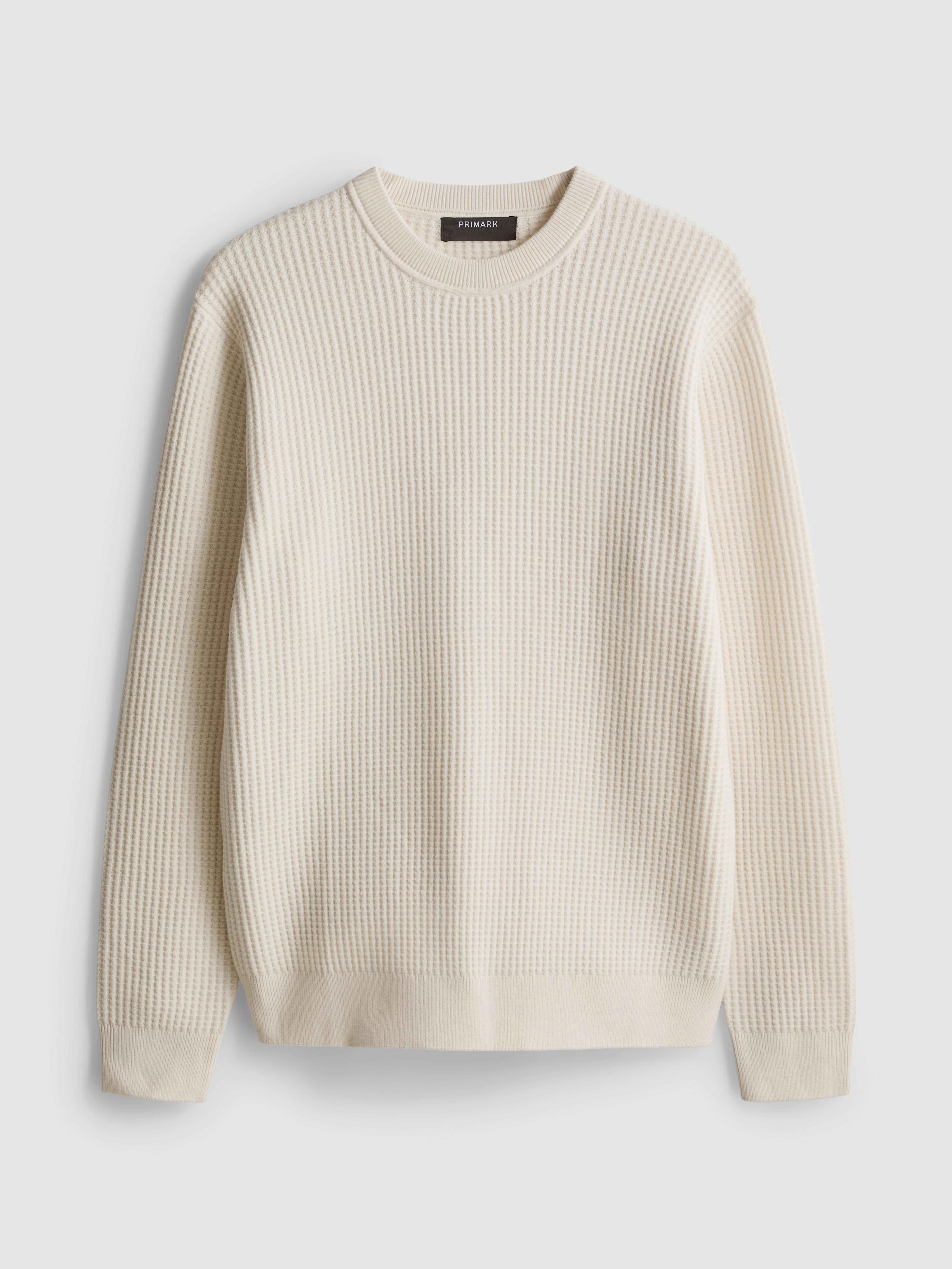 Textured Crew Neck Sweater