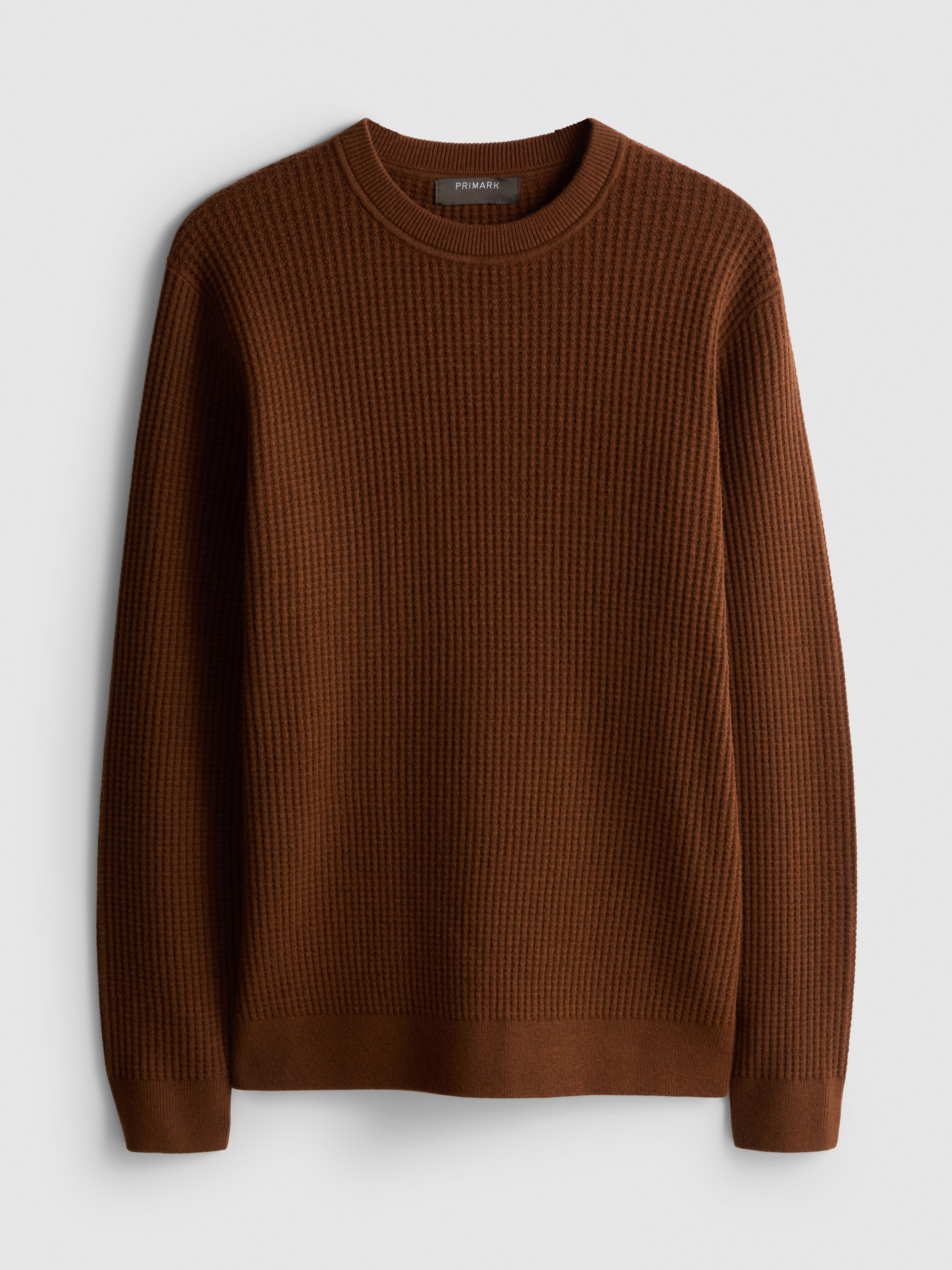 Textured Crew Neck Sweater