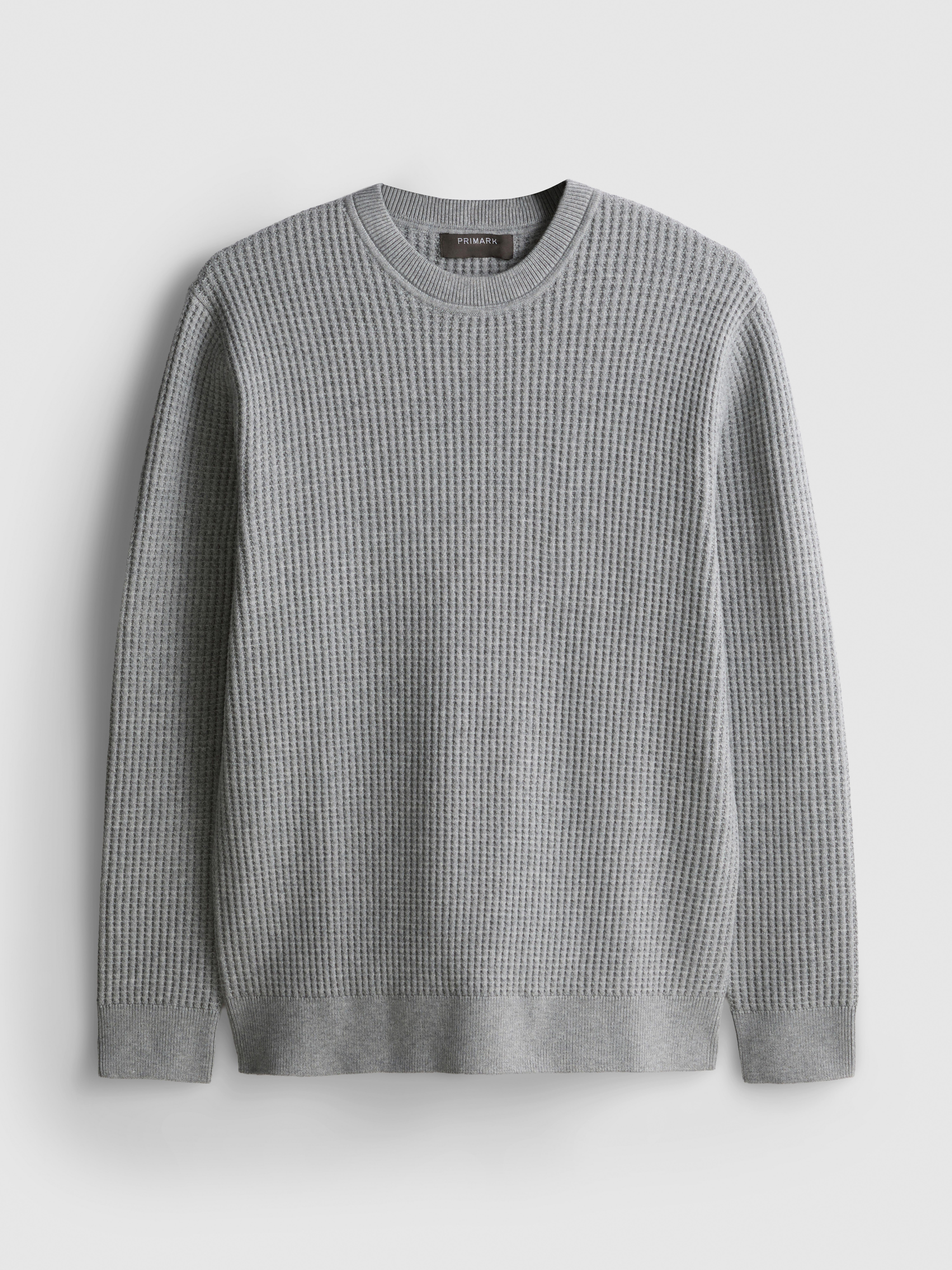 Textured Crew Neck Sweater
