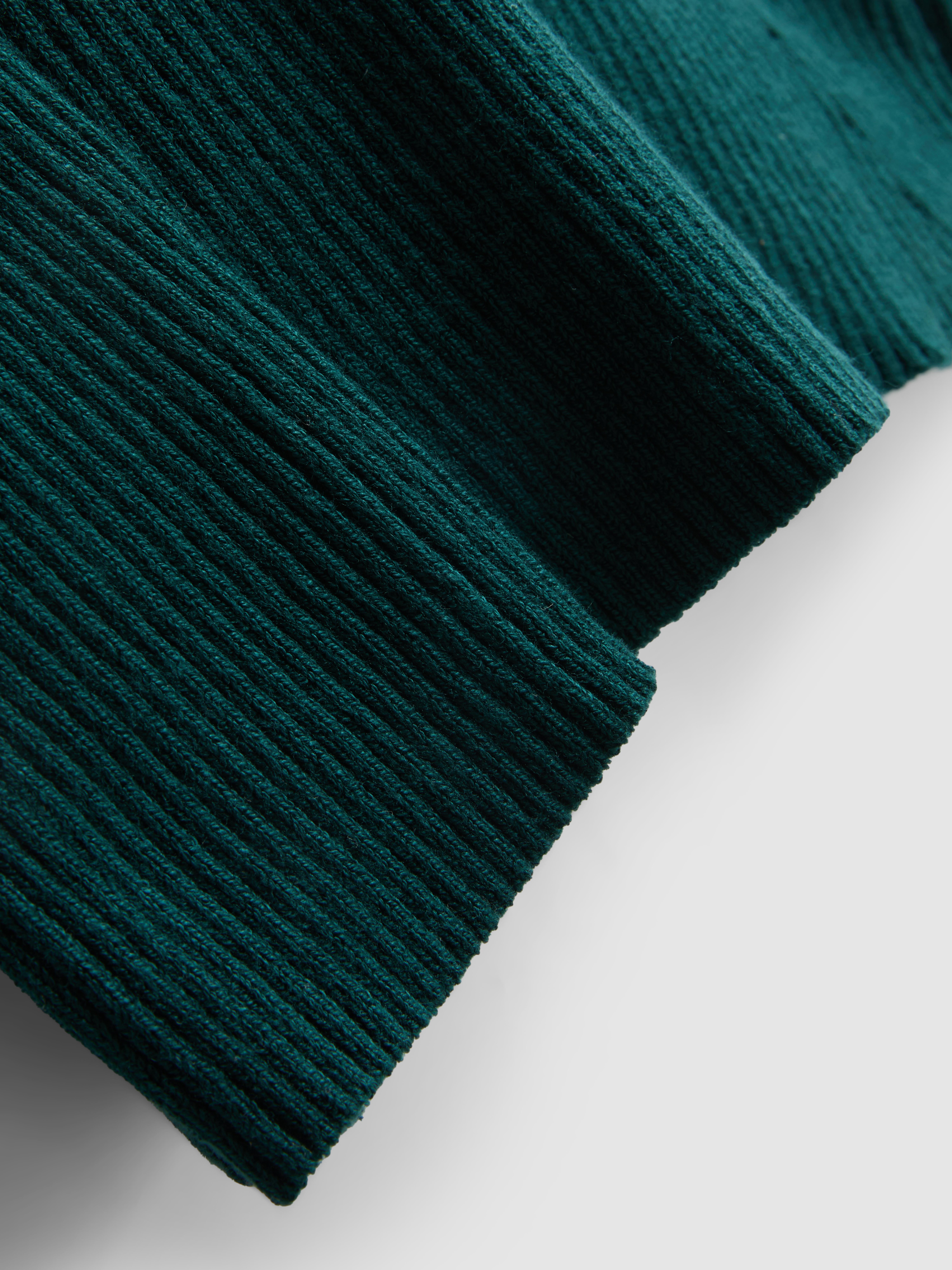 Ribbed V-Neck Sweater