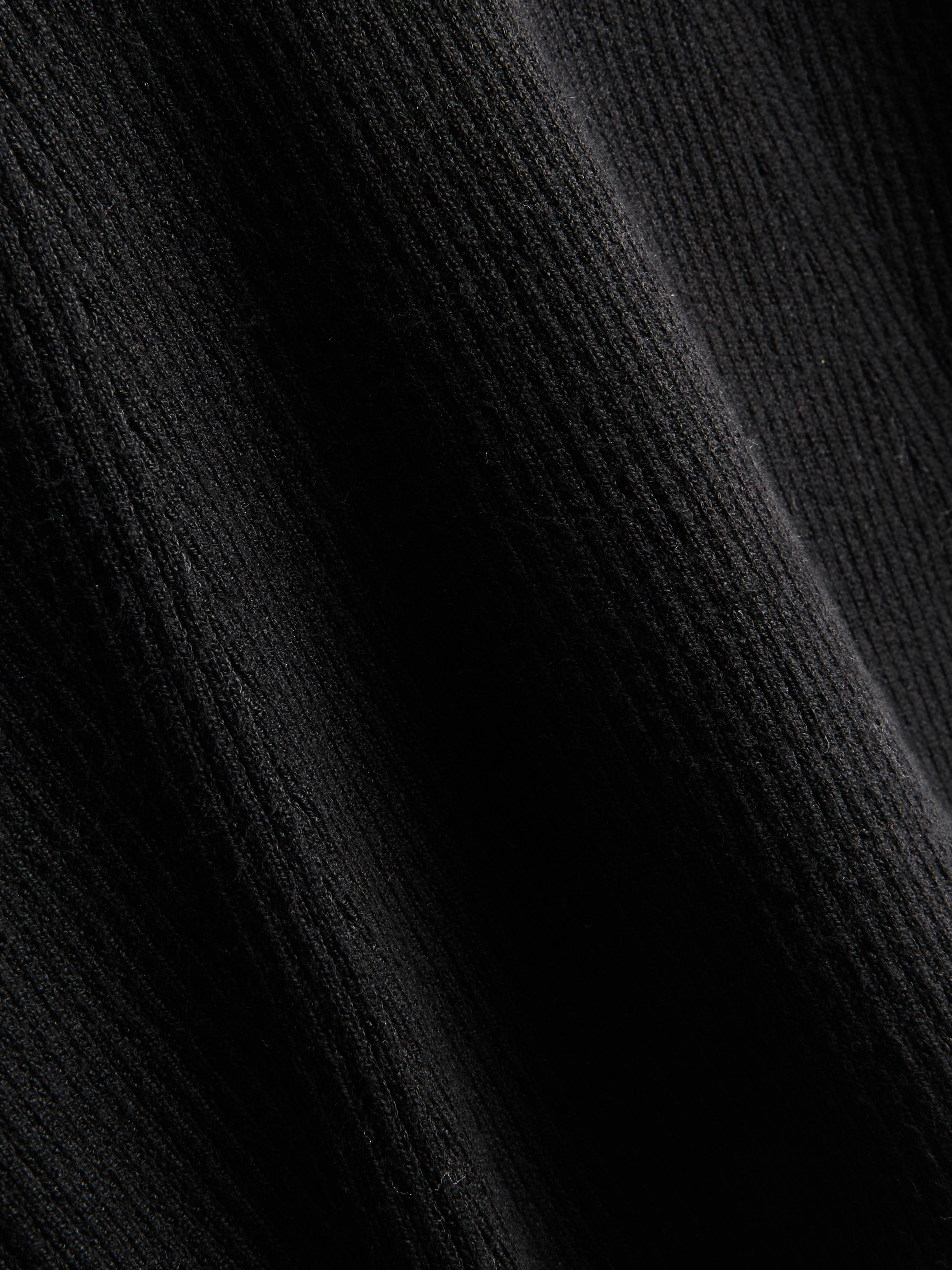 Ribbed V-Neck Sweater