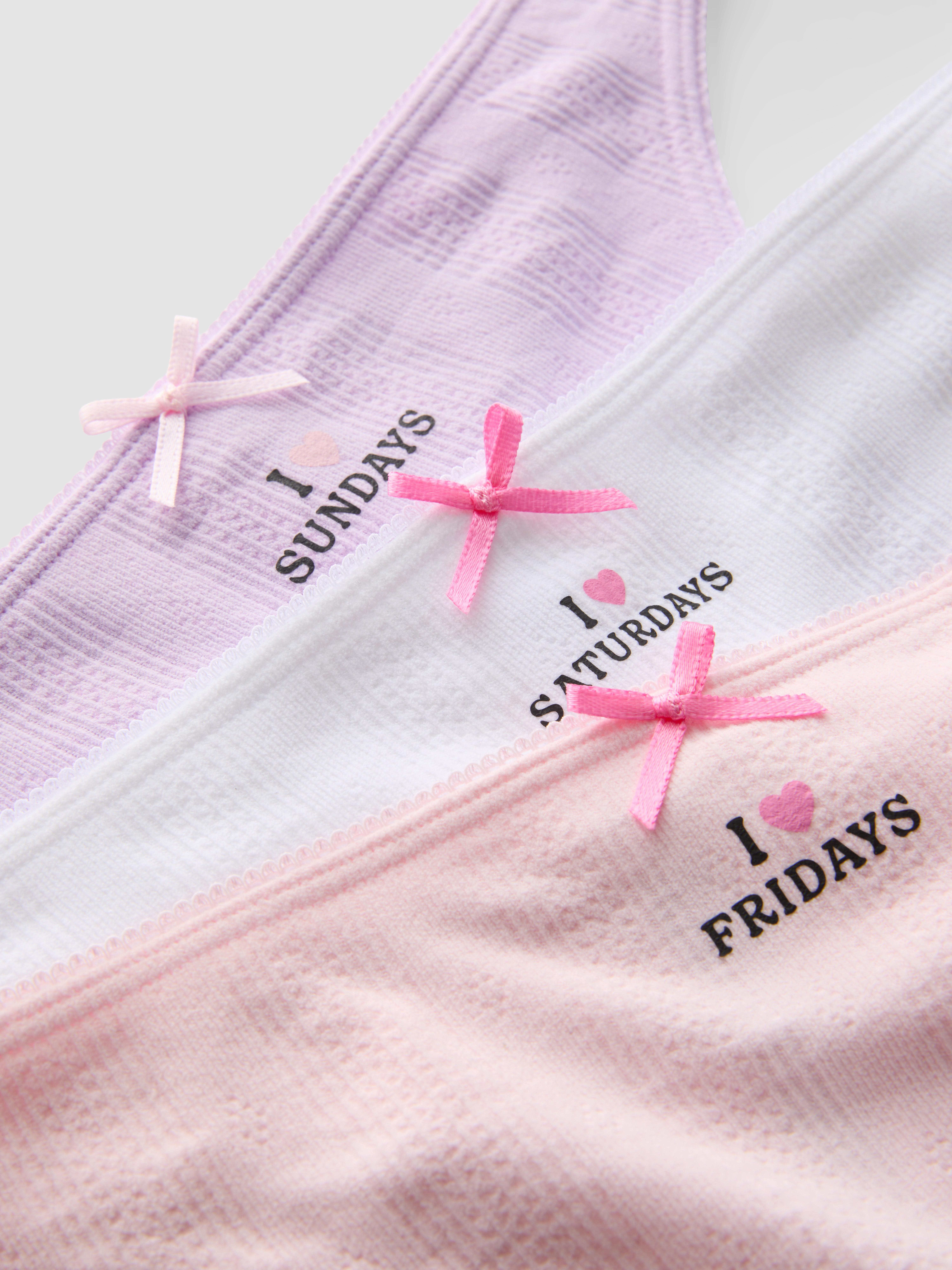 3pk Slogan Miami Thongs