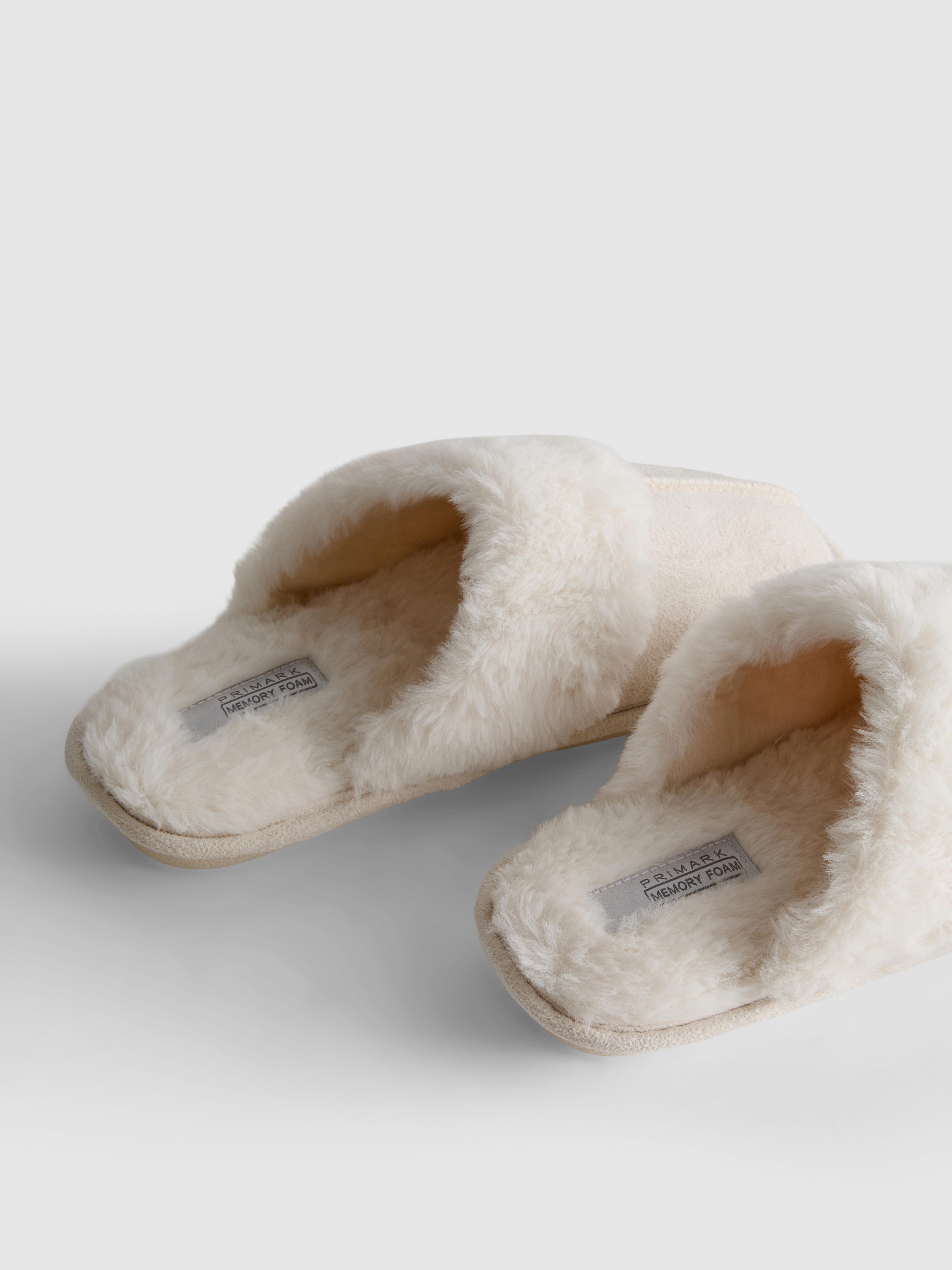Faux Suede Mule Slippers