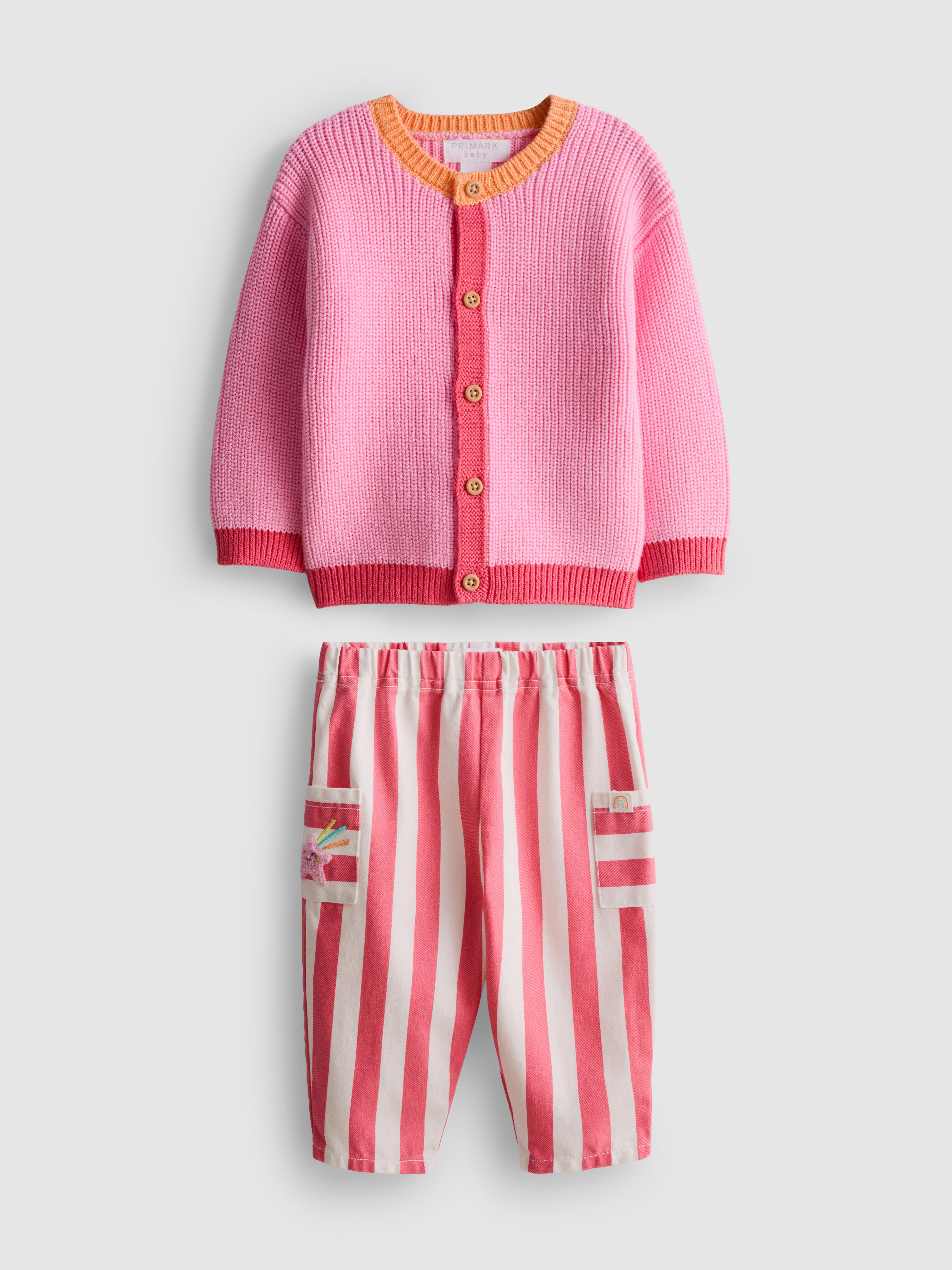 0-18mths | Cardigan and Pants Newborn Set