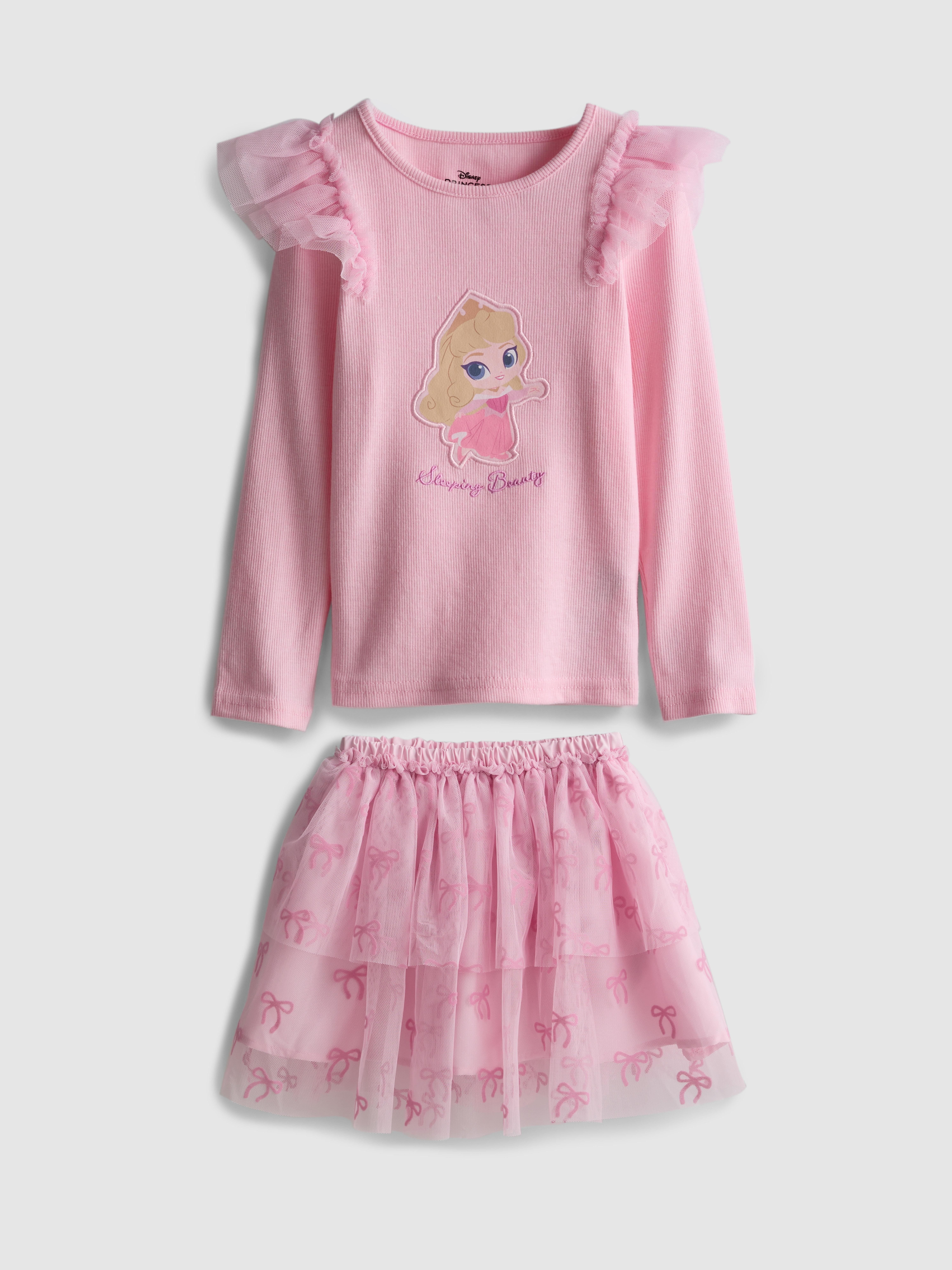 1-9yrs | Disney's Sleeping Beauty T-Shirt and Tutu Skirt Set