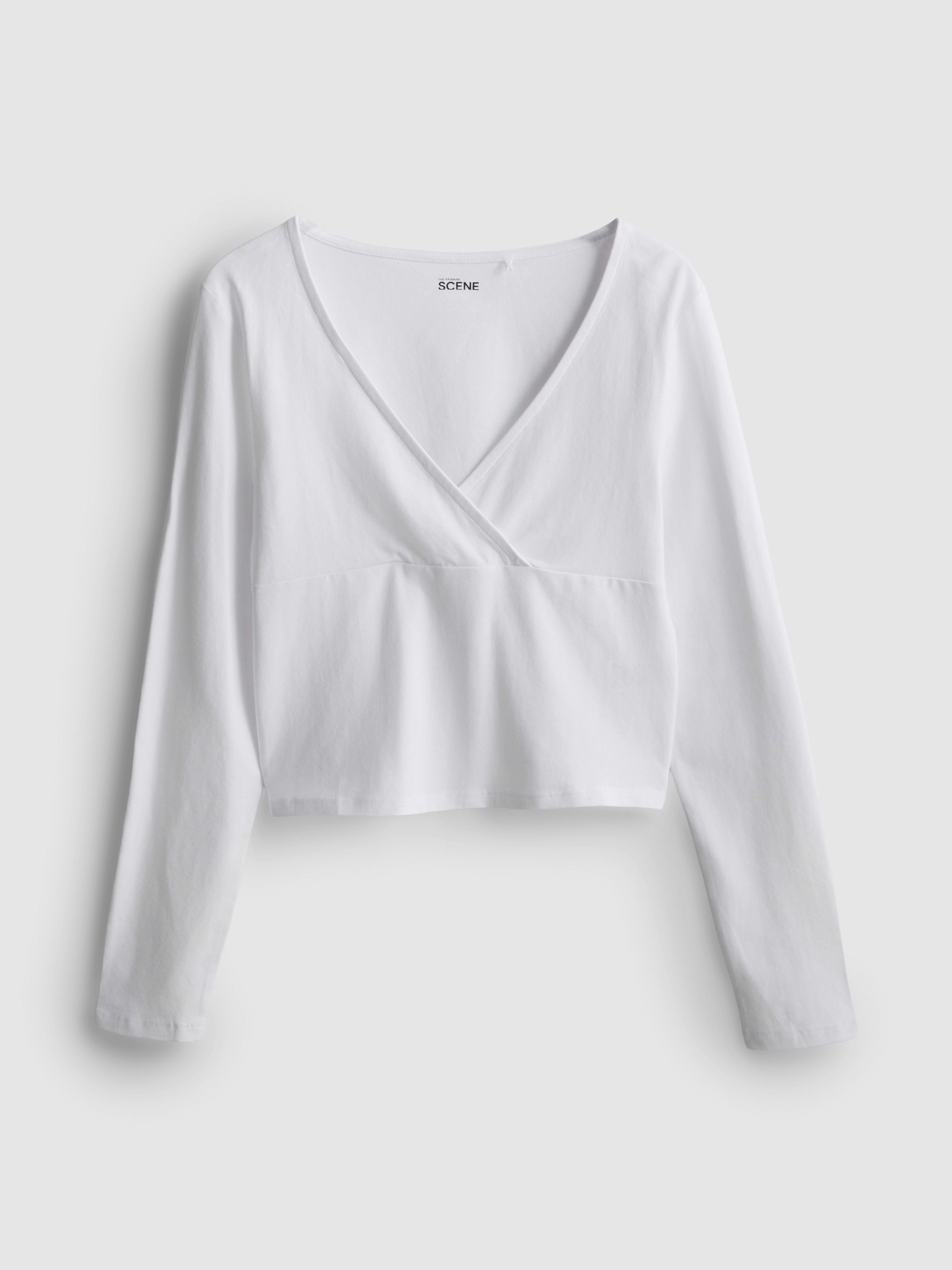 The Primark Scene | Cotton-Rich Long-Sleeve Wrap Top