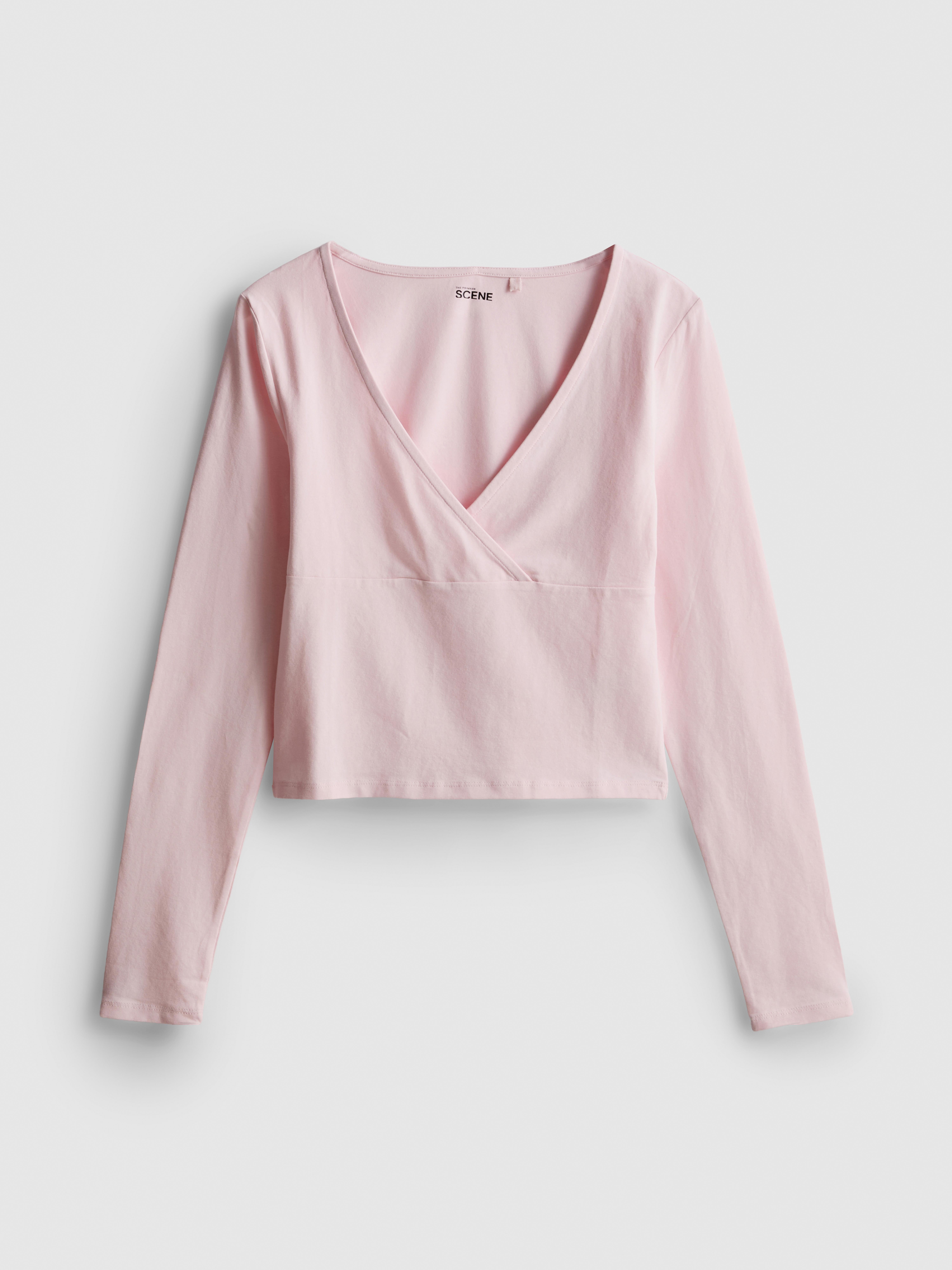 The Primark Scene | Cotton-Rich Long-Sleeve Wrap Top