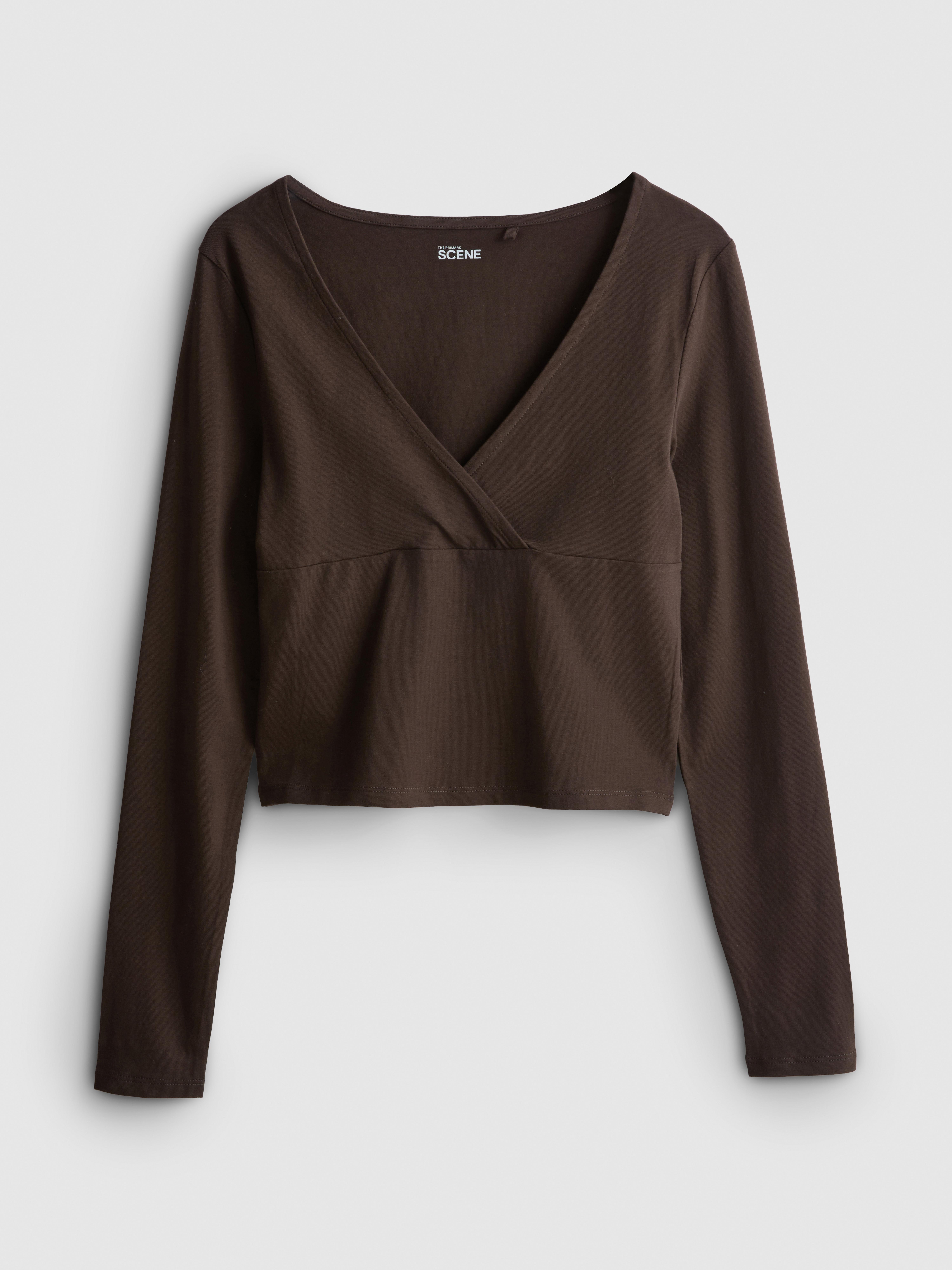 The Primark Scene | Cotton Rich Long Sleeve Wrap Top