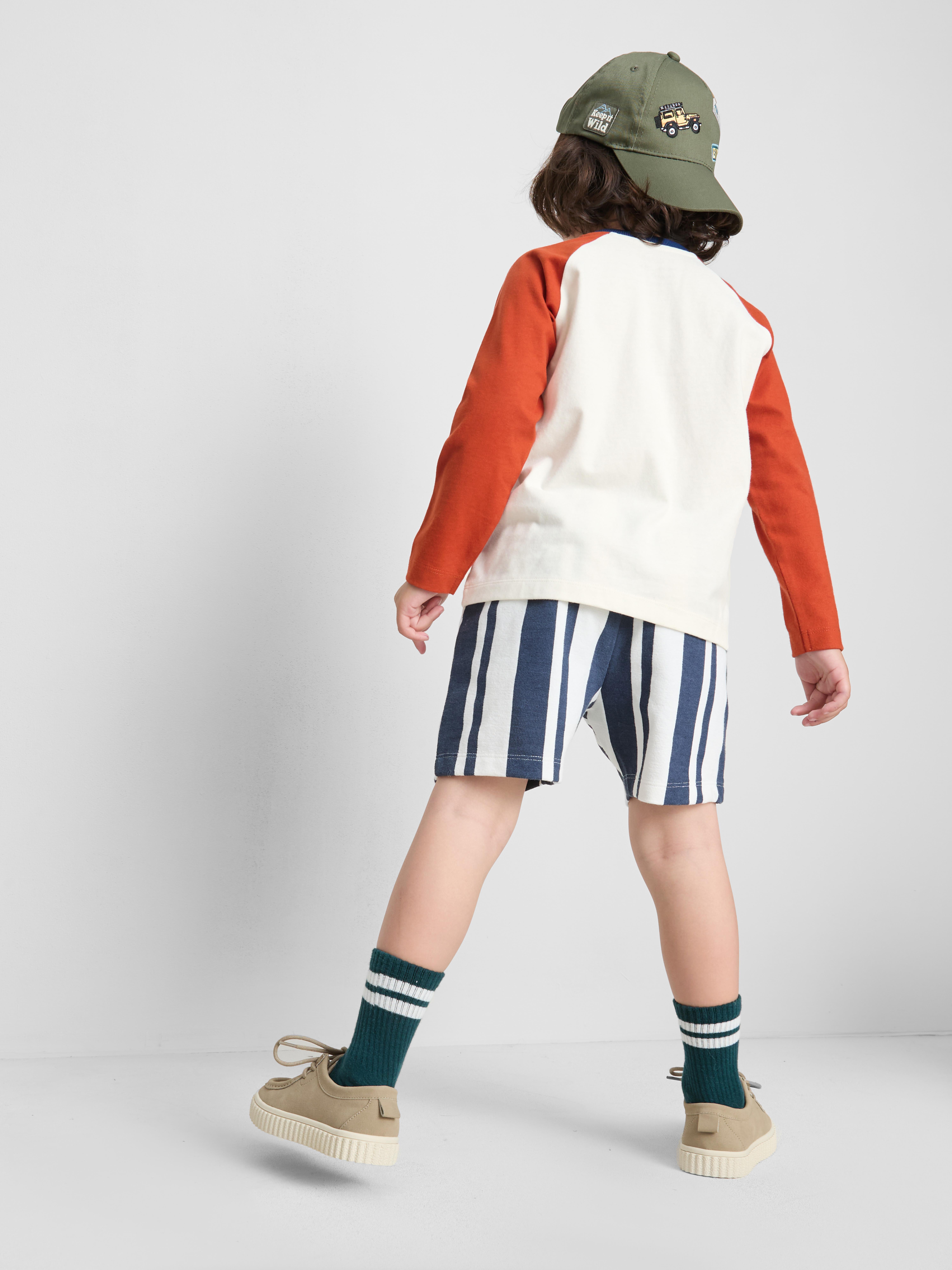 1-9yrs | Pure Cotton Raglan Long Sleeve T-Shirt