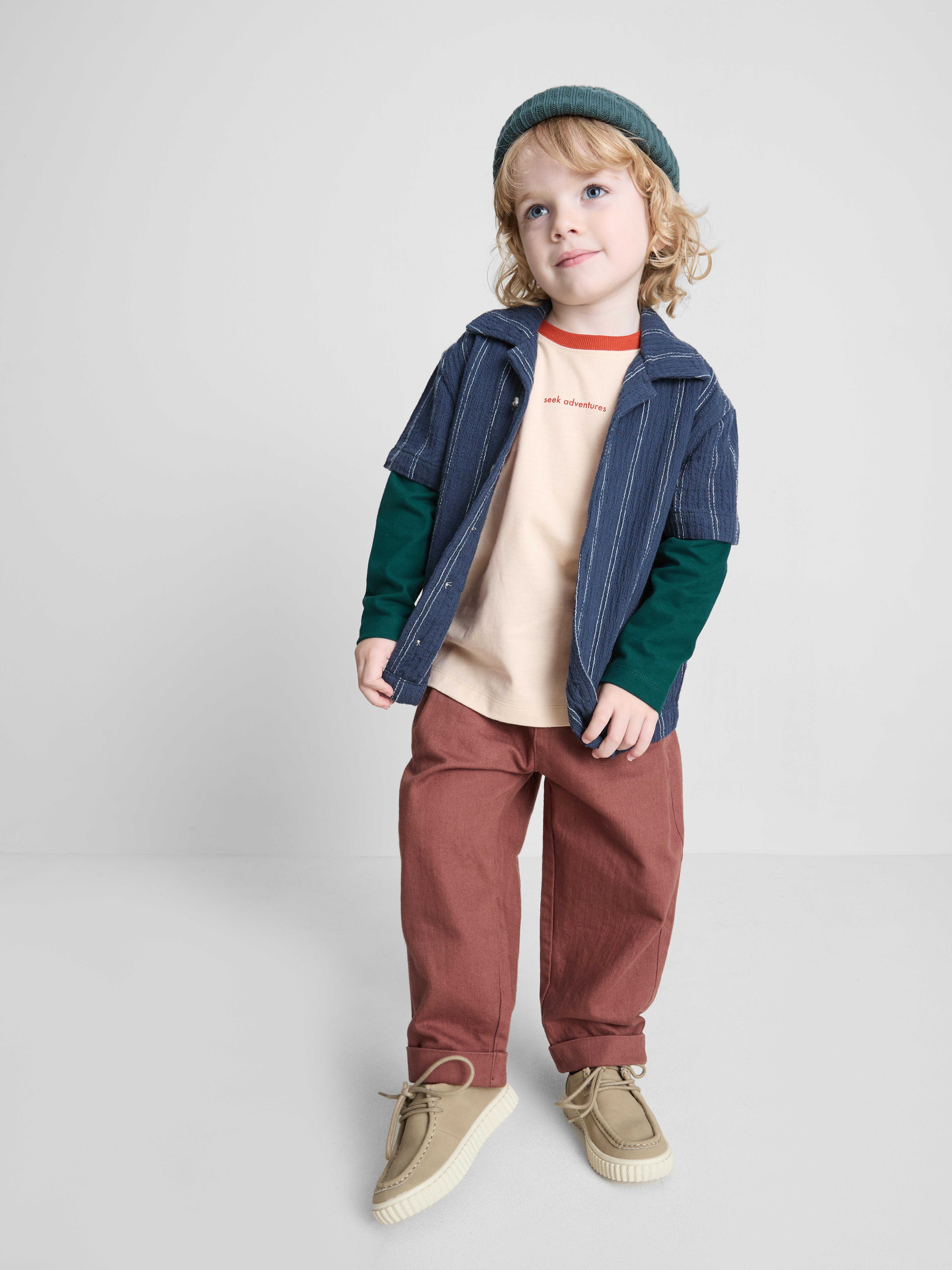 1 - 9 ani | Tricou raglan din bumbac pur, cu mânecă lungă